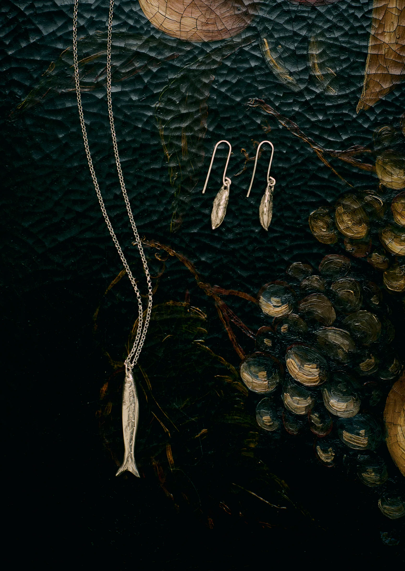Alba Silver Cardamom Pod Earrings | Silver - Image 4