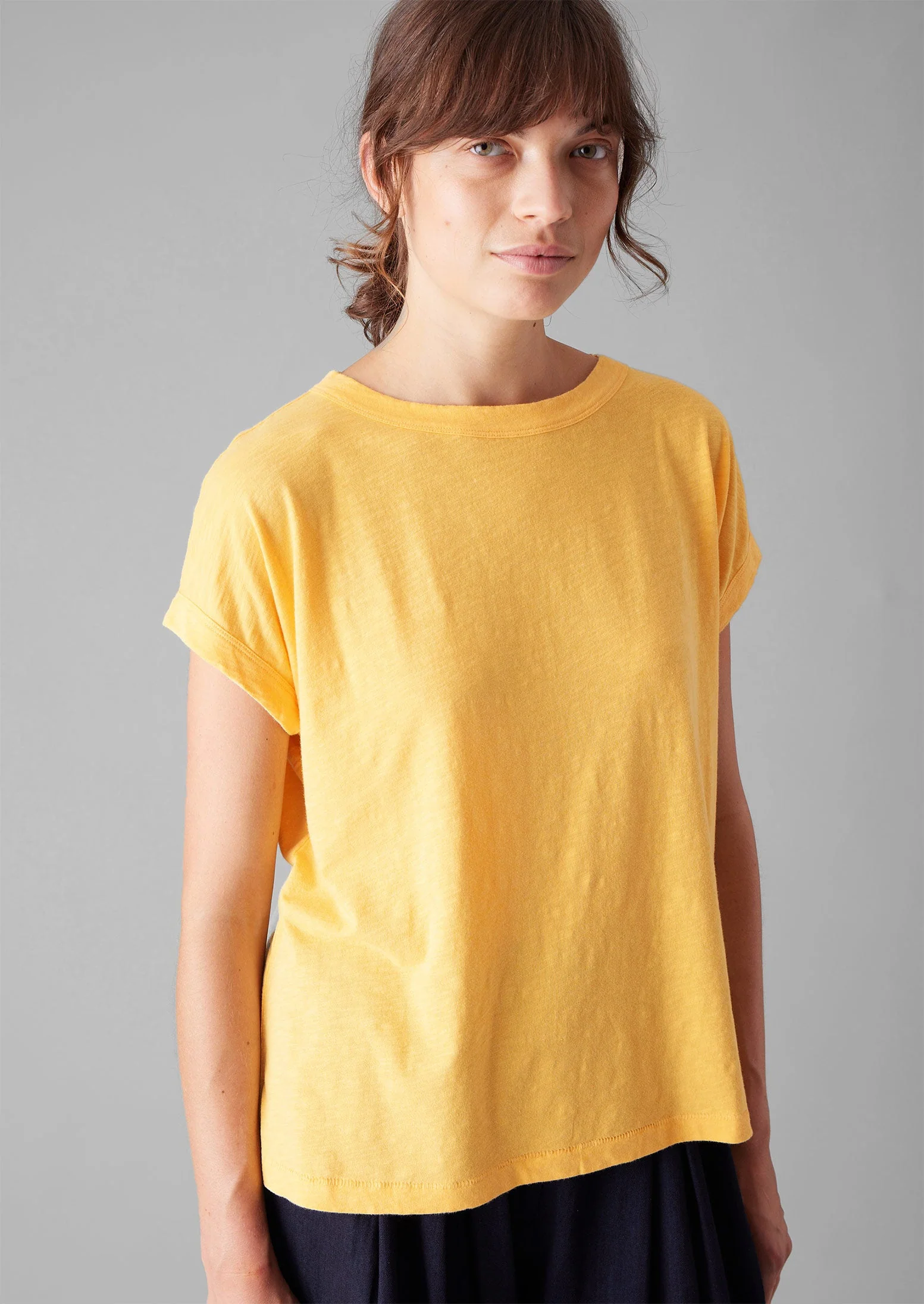 Alda Organic Cotton Easy Tee | Papaya - Image 2