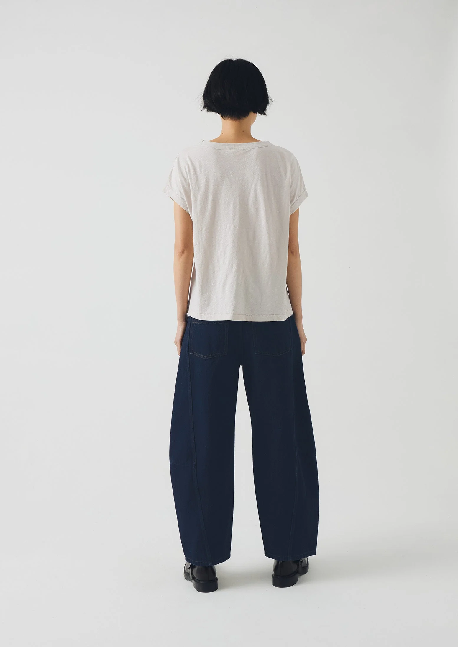 Alda Organic Cotton Easy Tee | Pebble - Image 3