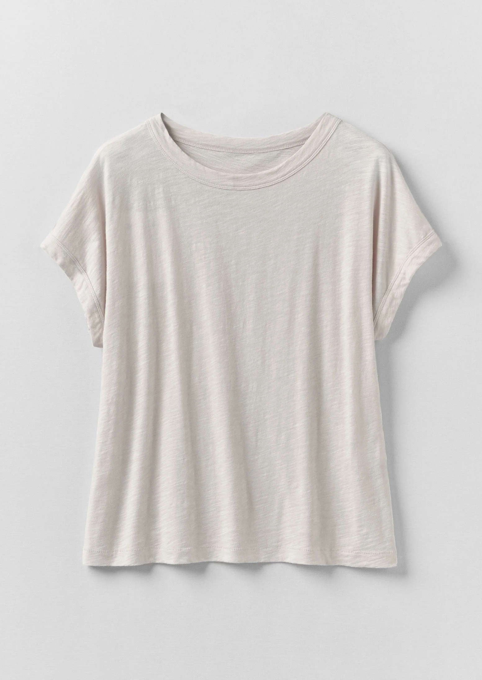 Alda Organic Cotton Easy Tee | Pebble - Image 5