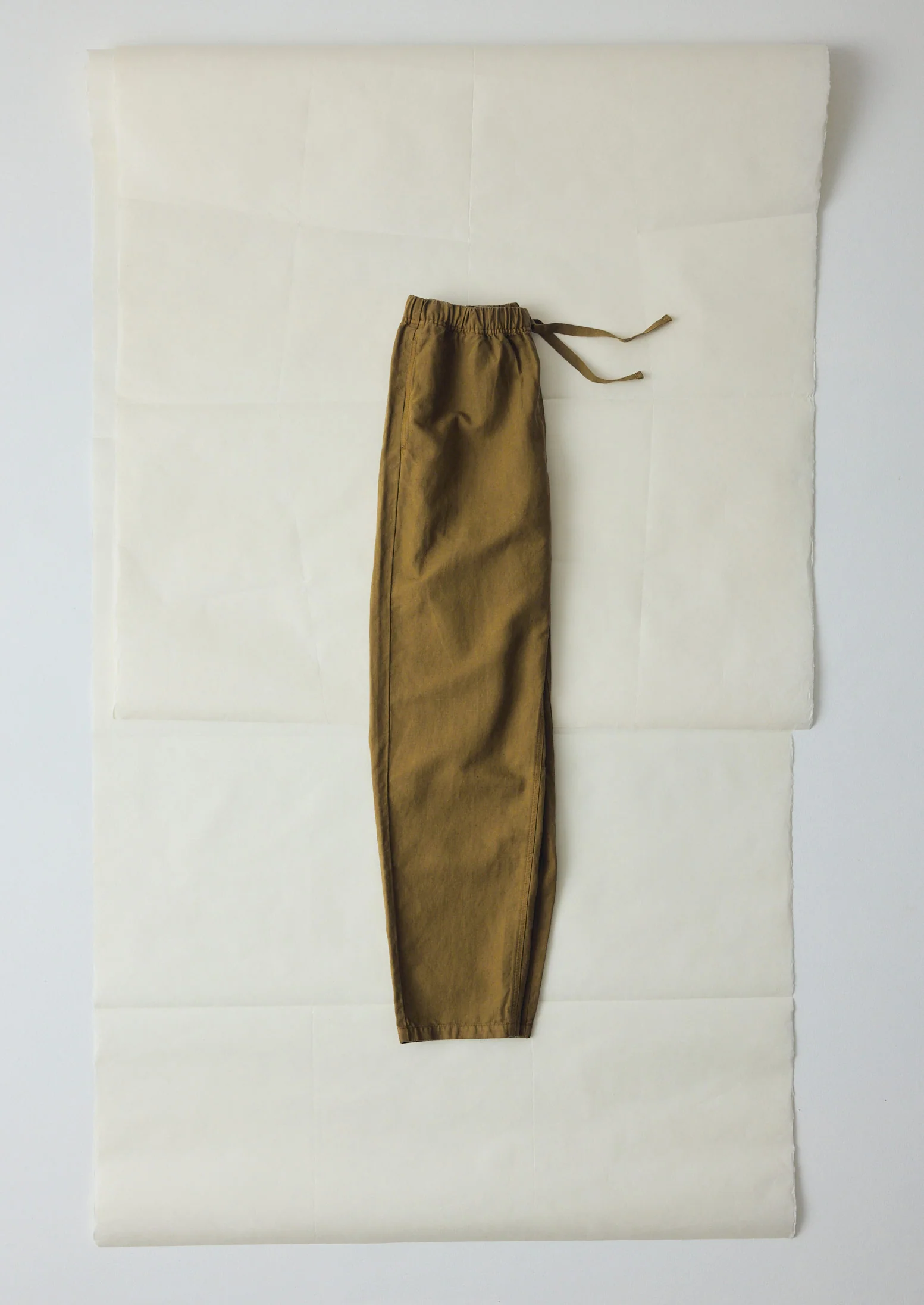 Alfie Garment Dyed Herringbone Trousers | Woodland Green - Image 7