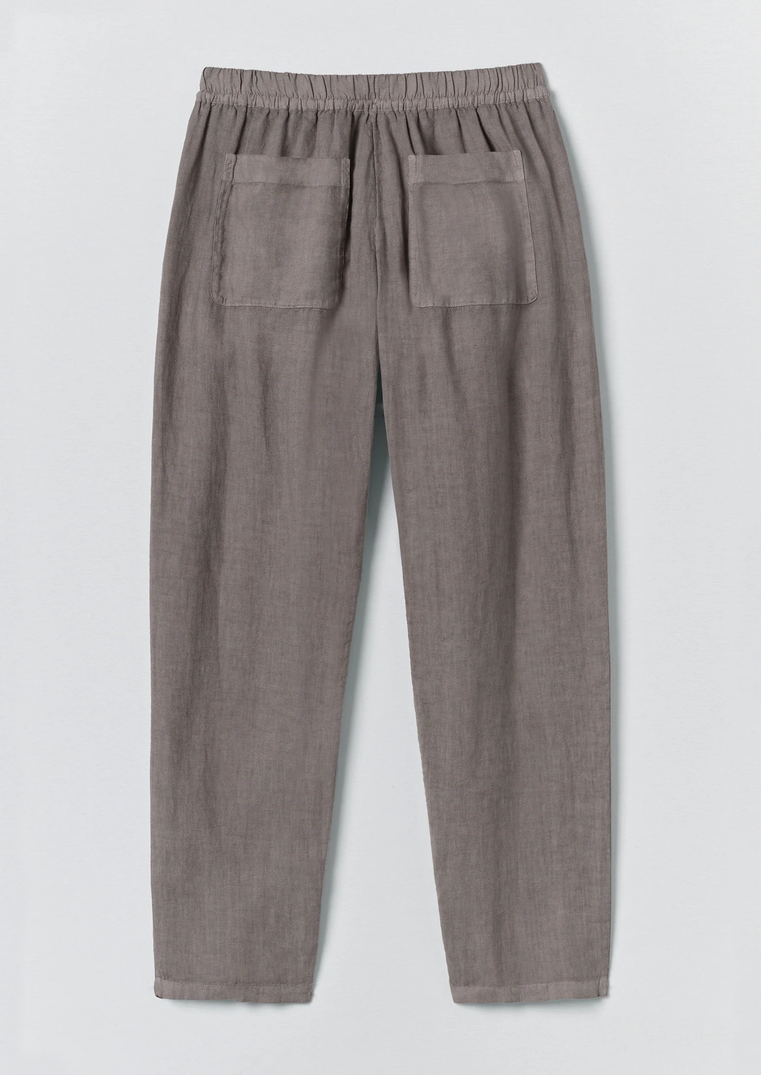 Alfie Garment Dyed Linen Trousers | Iron - Image 5