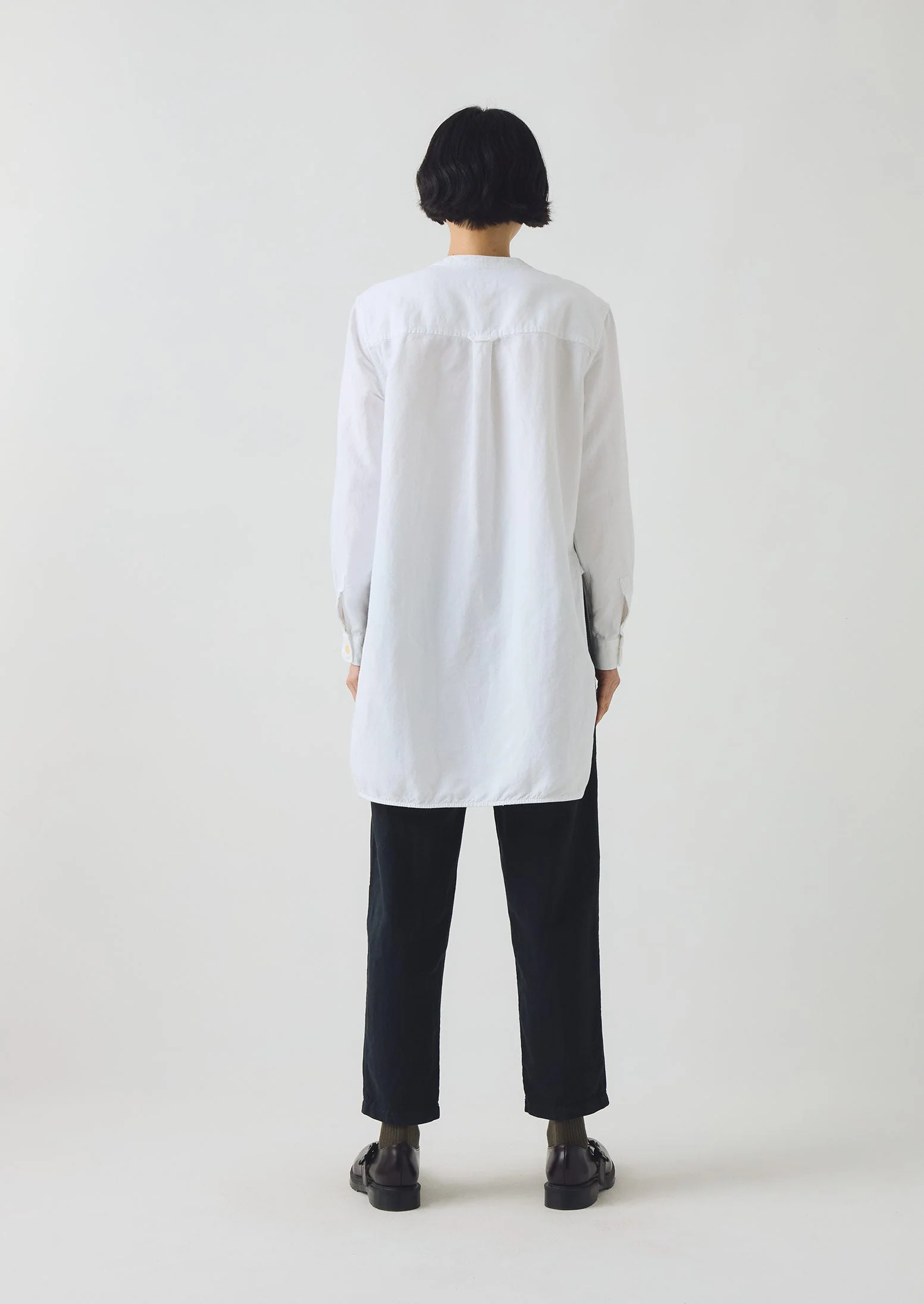 Alix Cotton Linen Trousers | Slate Navy - Image 4