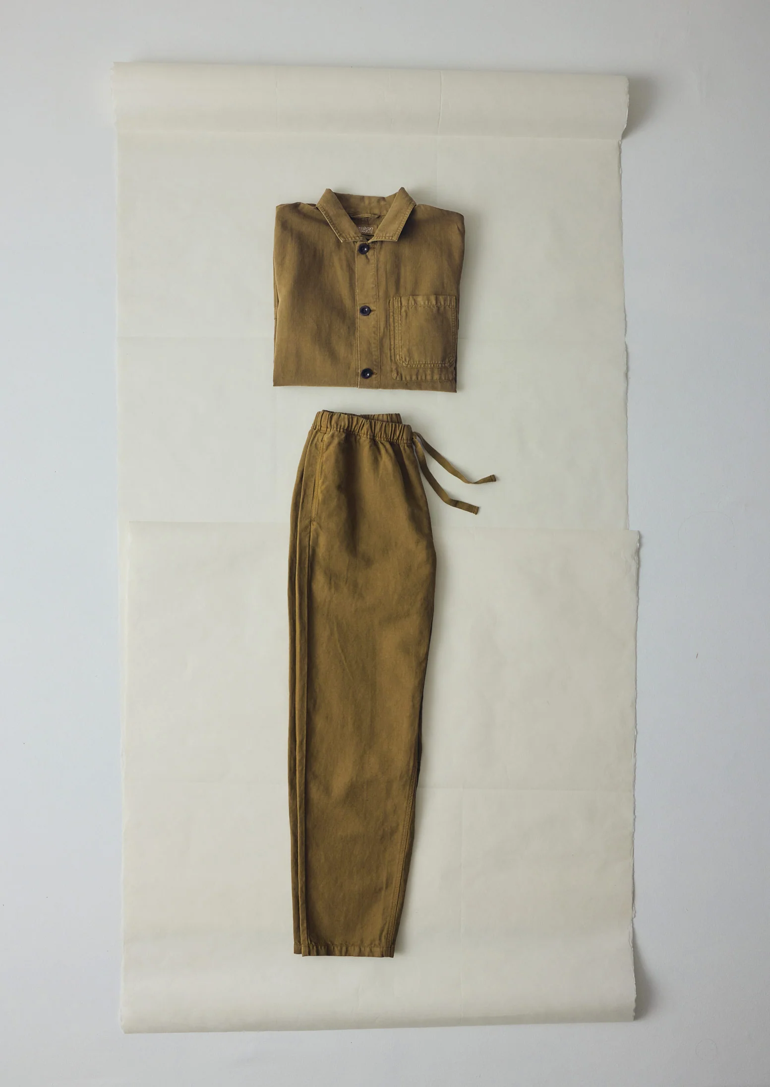 Arlo Garment Dyed Herringbone Jacket | Woodland Green - Image 7