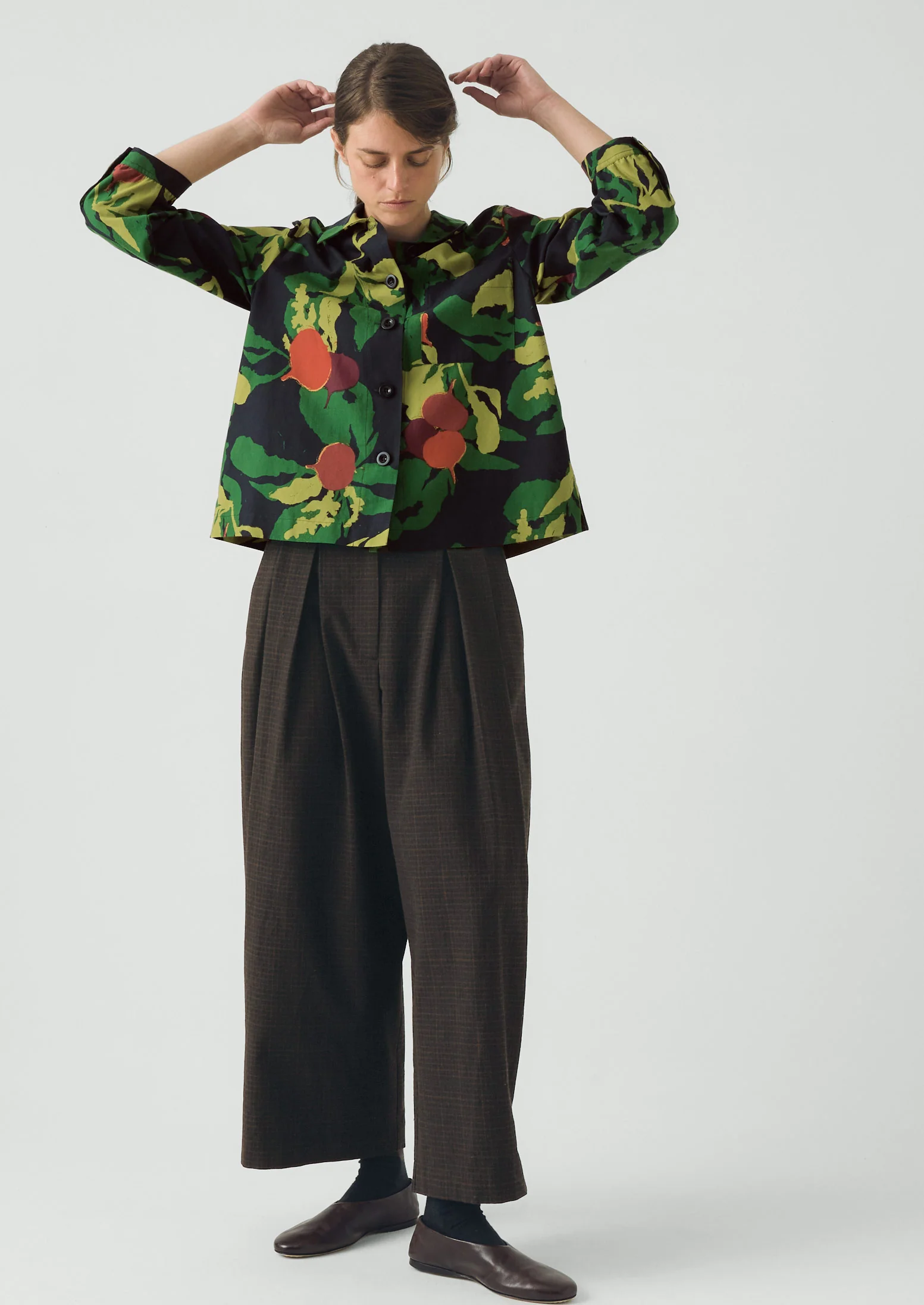 Baya Produce Print Shirt | Slate - Image 2