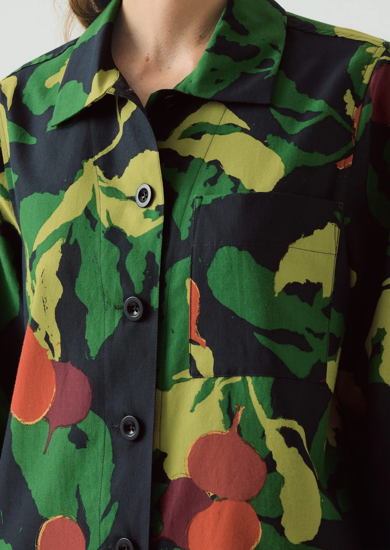 Baya Produce Print Shirt | Slate - Image 5