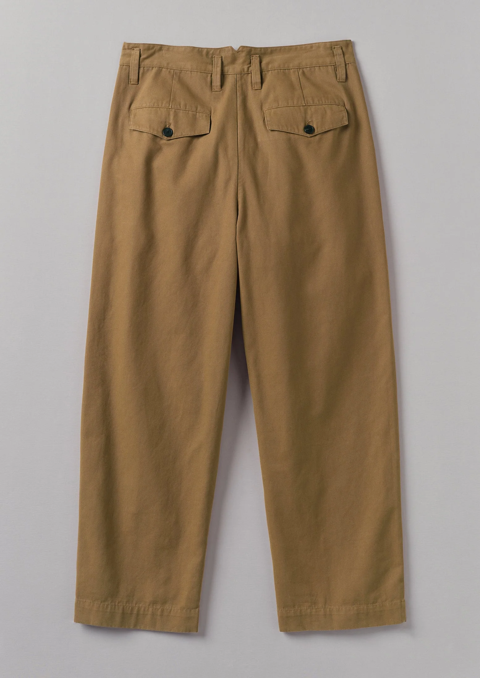 Bill Cotton Canvas Wide Leg Trousers | Acorn - Image 4
