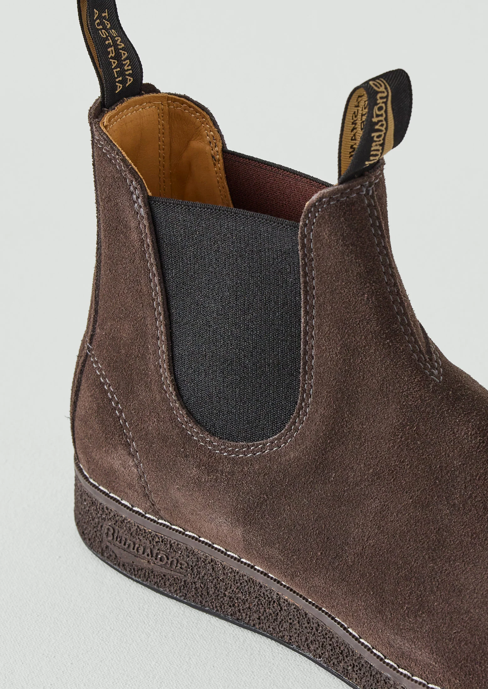 Blundstone Cork Suede Chelsea Boots | Grey - Image 4