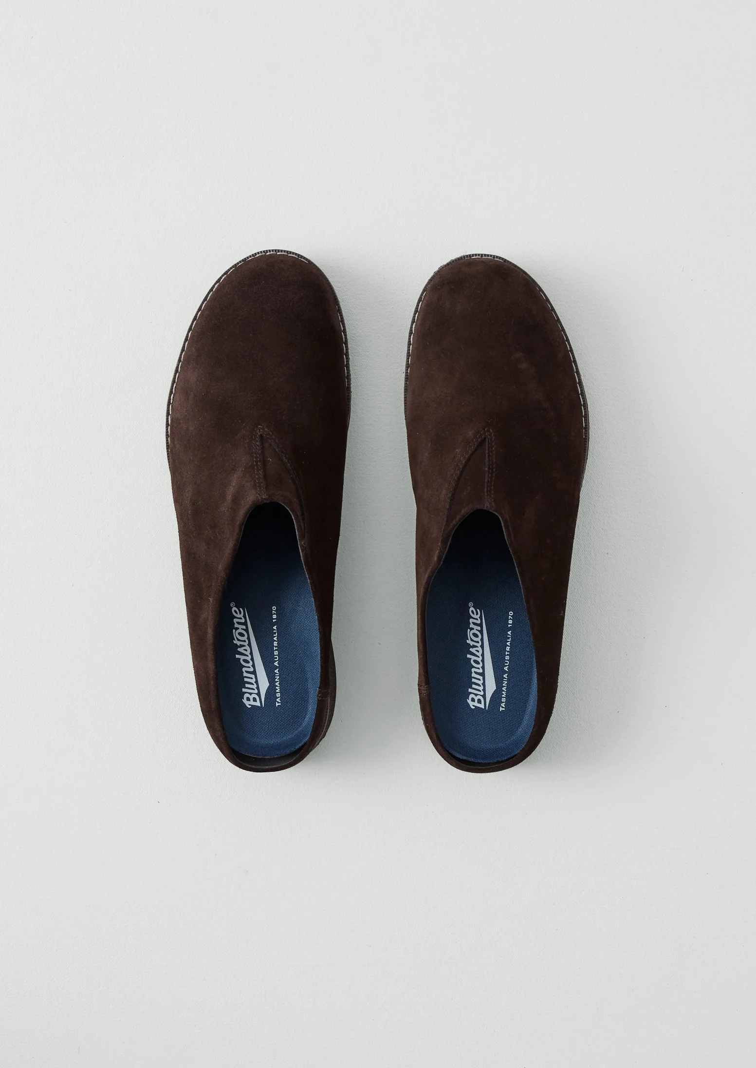 Blundstone Cork Suede Clogs | Dark Brown - Image 3
