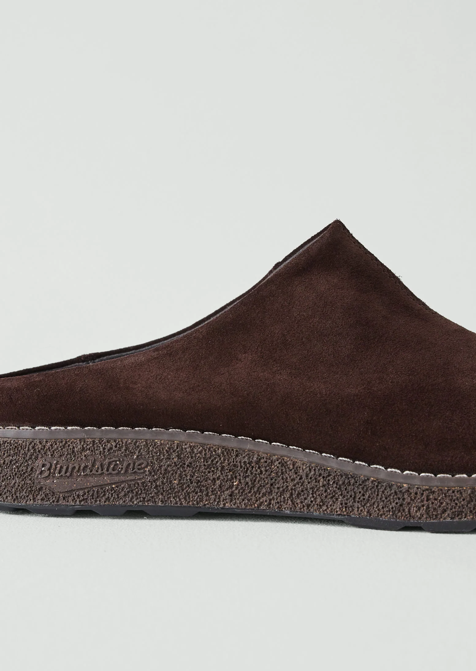 Blundstone Cork Suede Clogs | Dark Brown - Image 4