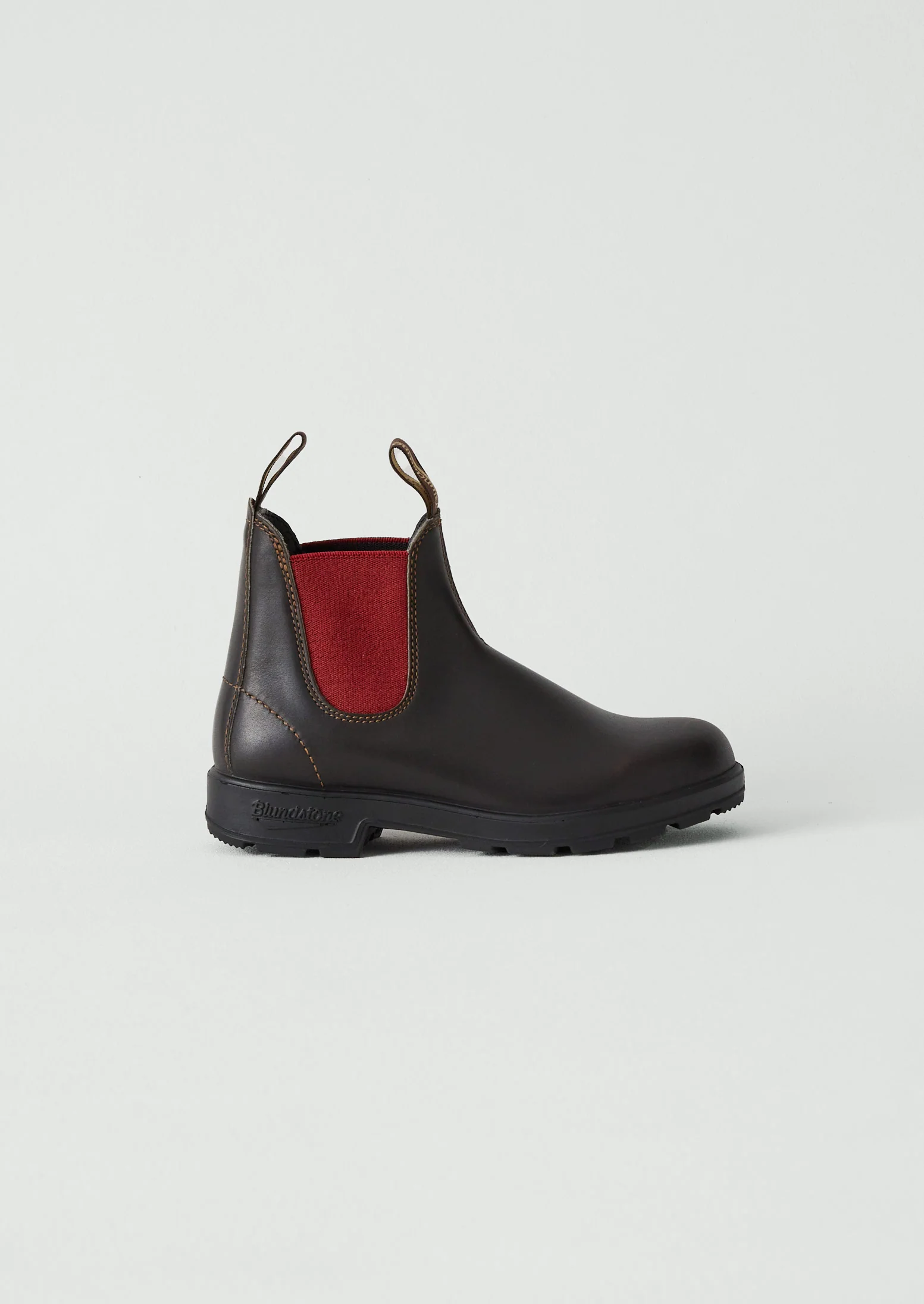 Blundstone Originals Leather Chelsea Boots | Brown/Crimson - Image 2