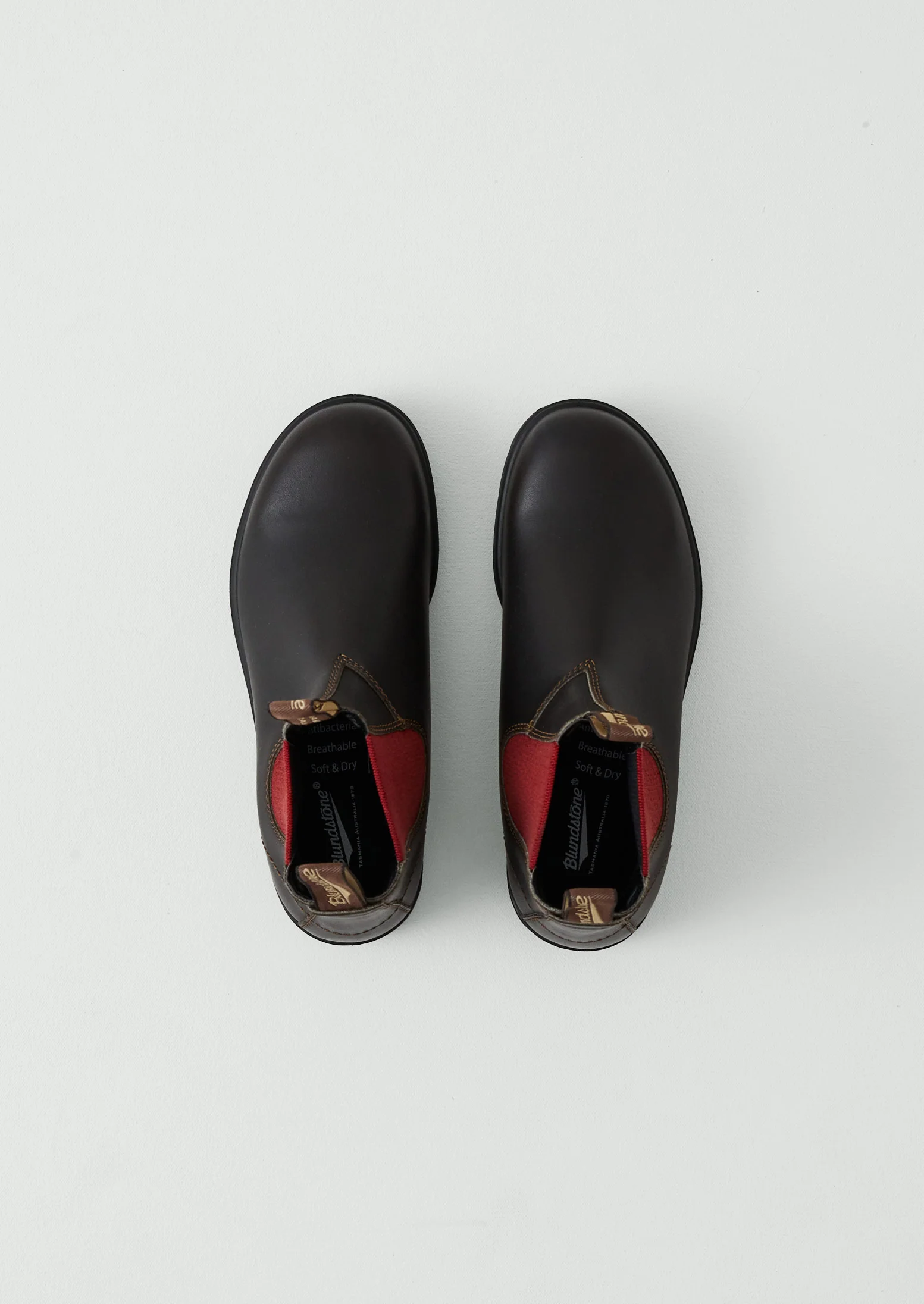 Blundstone Originals Leather Chelsea Boots | Brown/Crimson - Image 3