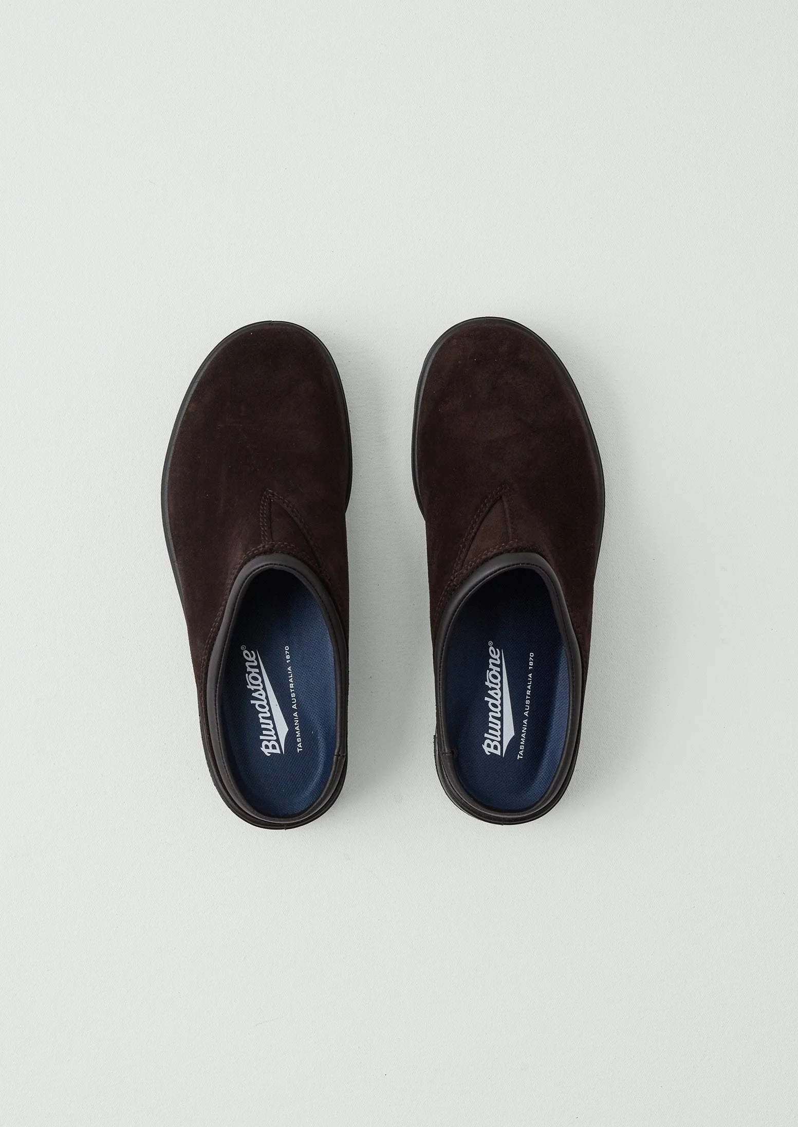 Blundstone Suede Clogs | Dark Brown - Image 3