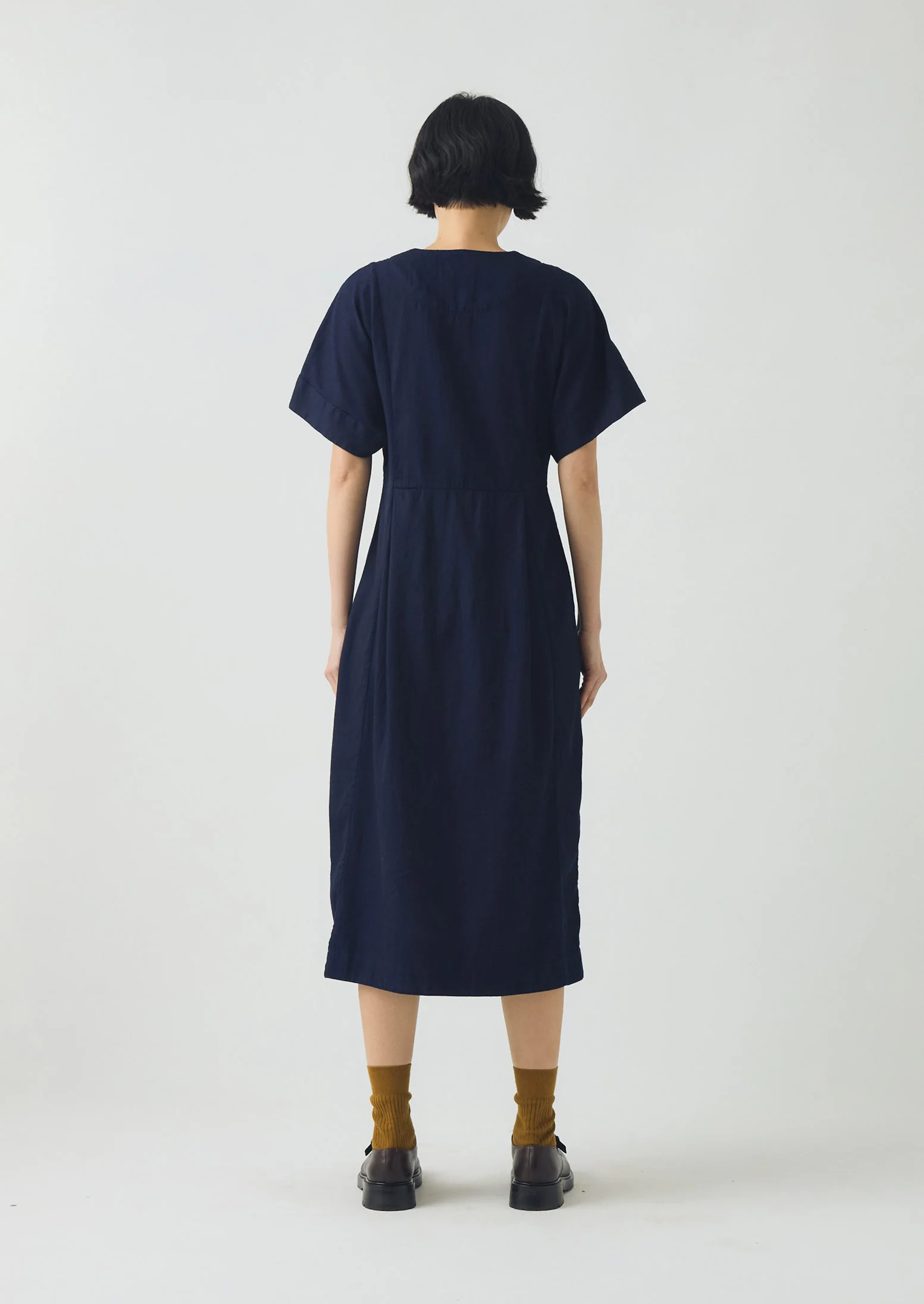 Bryn Twill Dress | Indigo - Image 3