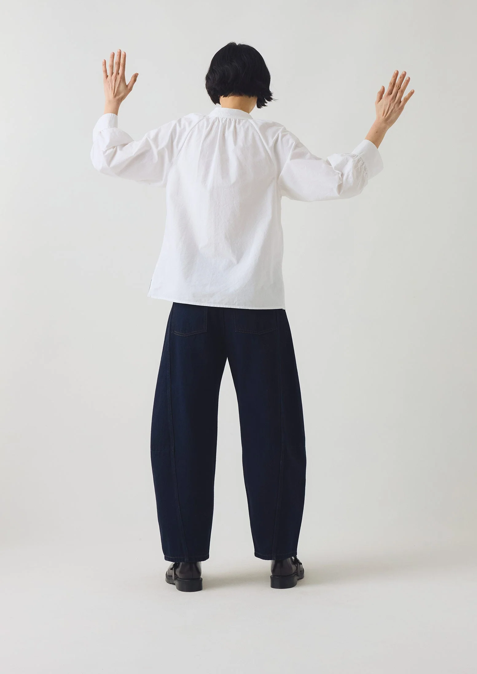 Catrin Cotton Oxford Easy Shirt | White - Image 3