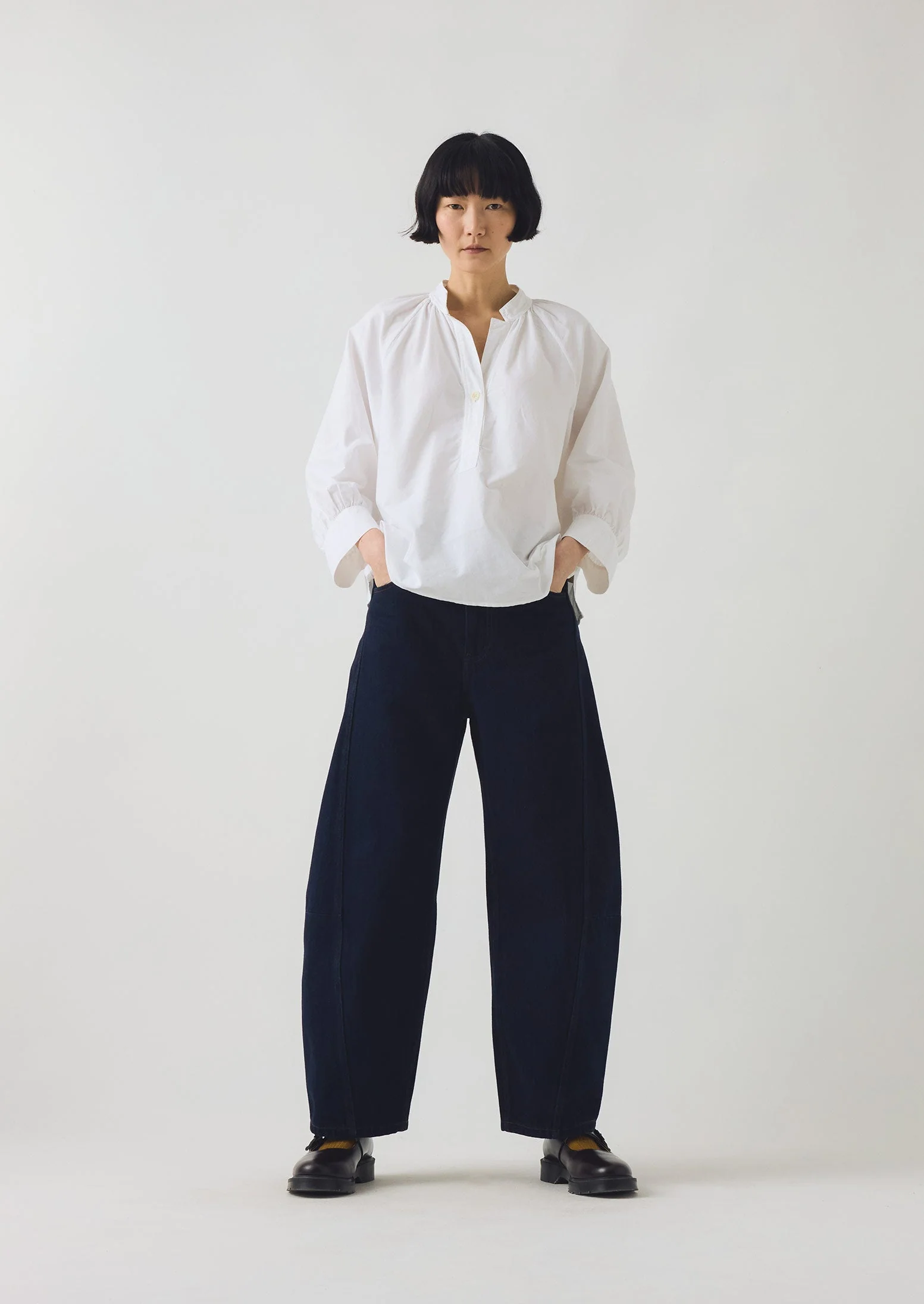 Catrin Cotton Oxford Easy Shirt | White - Image 5