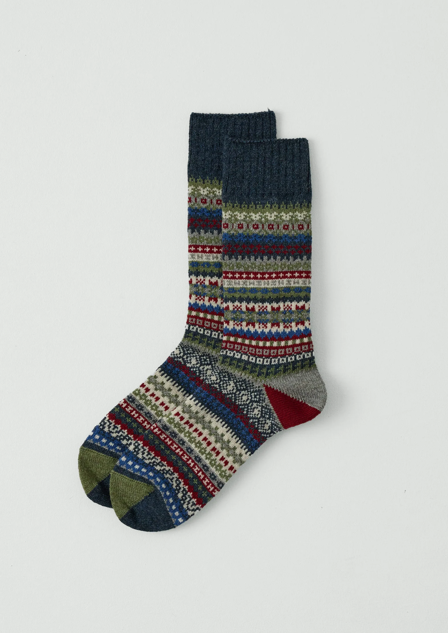 Chup Wool Blend Socks | Blue Multi