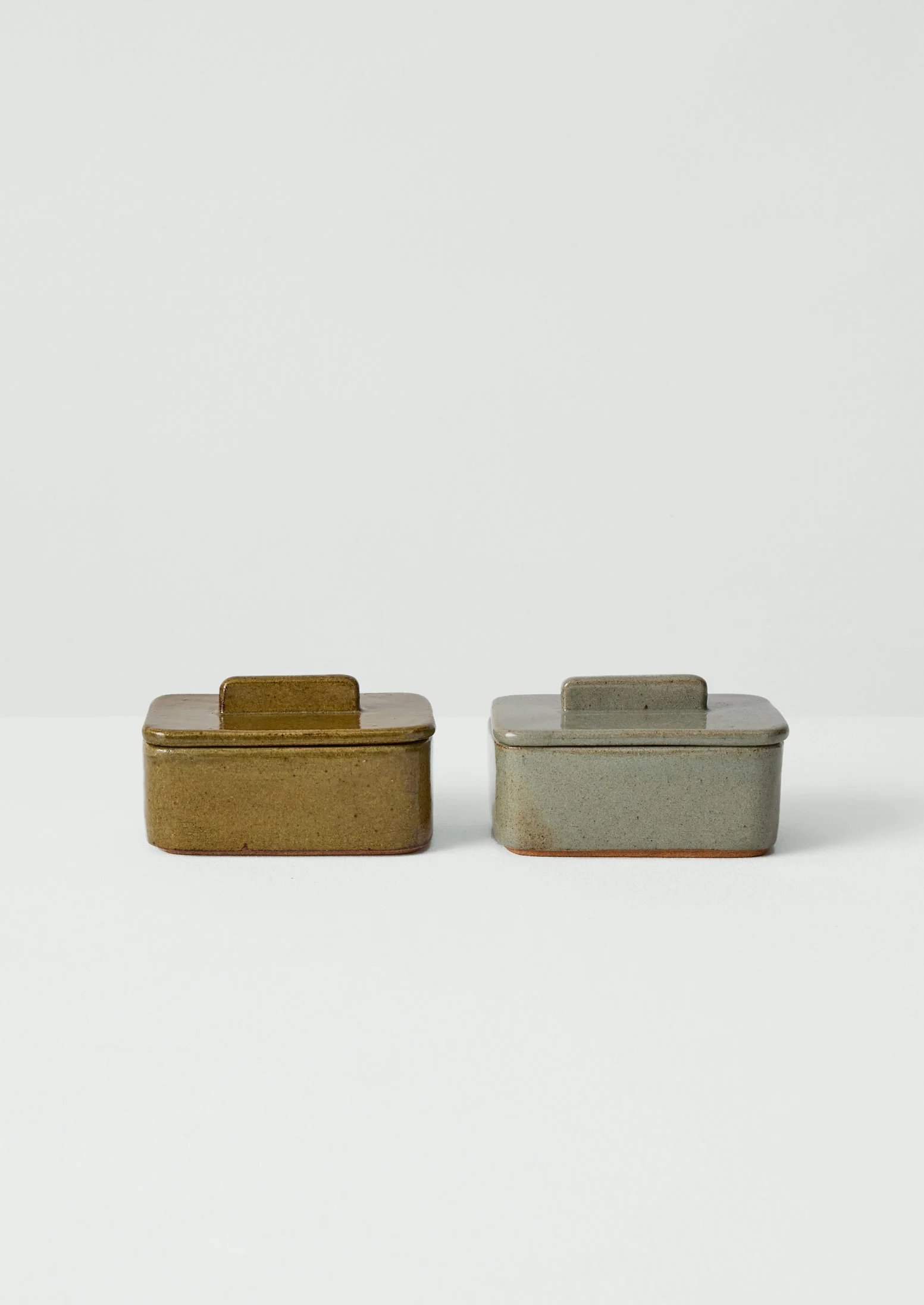 Cisco And The Sun Stoneware Butter Box | Moss - Image 3