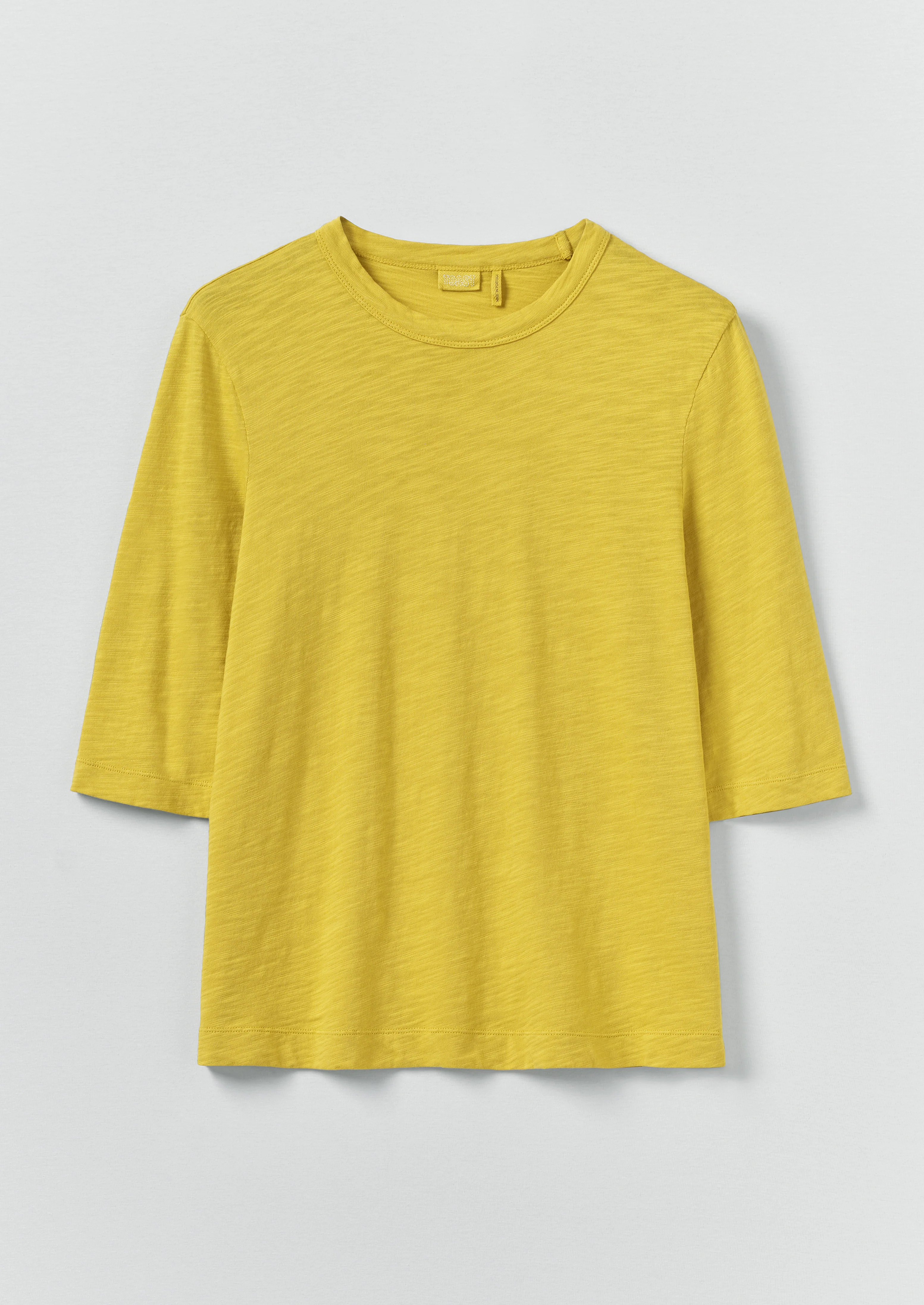 Cleo Garment Dyed Organic Cotton Tee | Chartreuse - Image 6