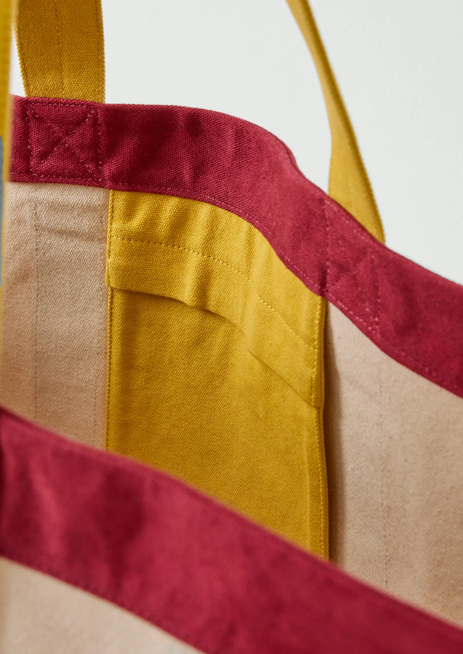 Cotton Canvas Market Bag | Pomegranate - Image 3