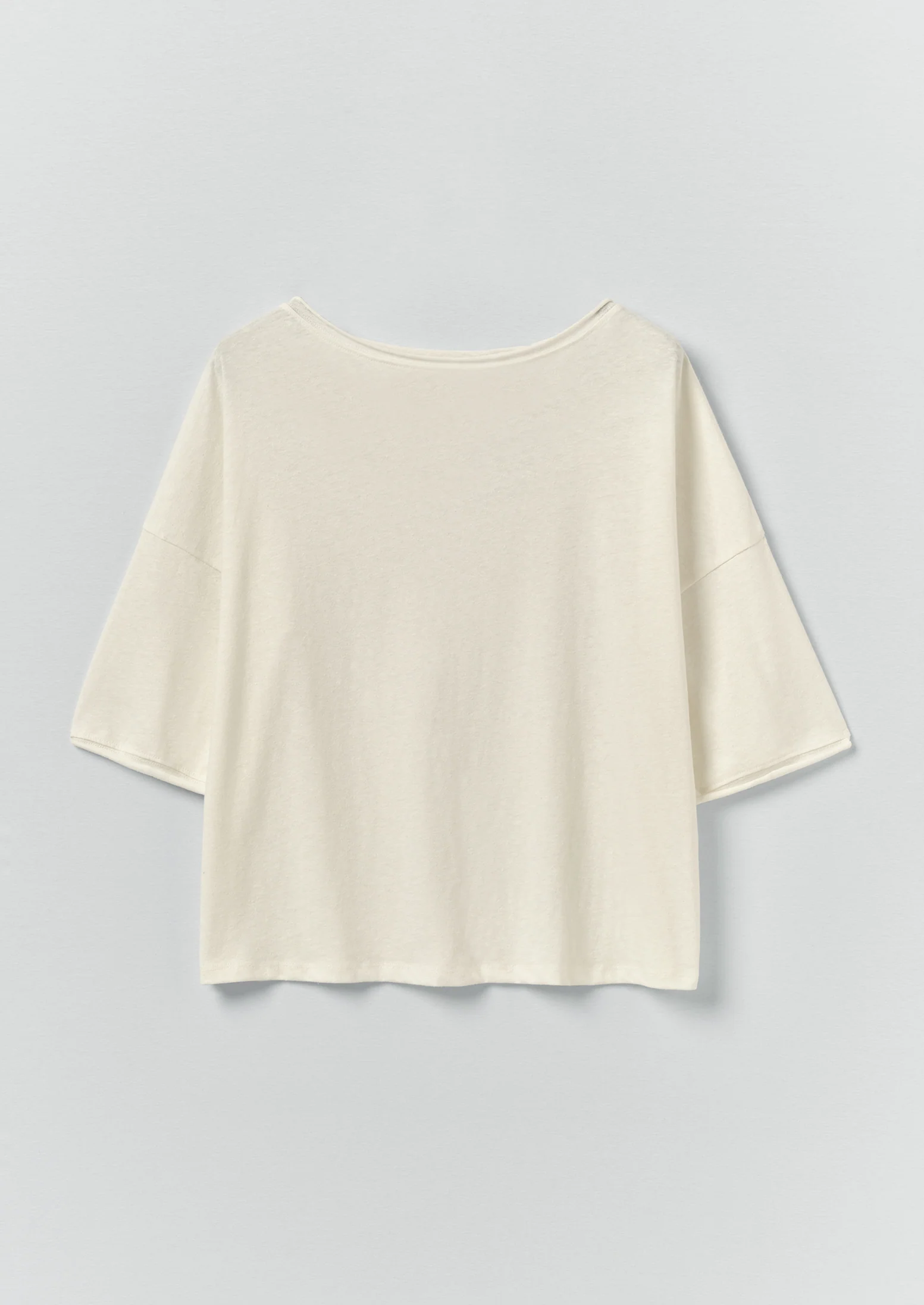Cotton Hemp Jersey Tee | Chalk