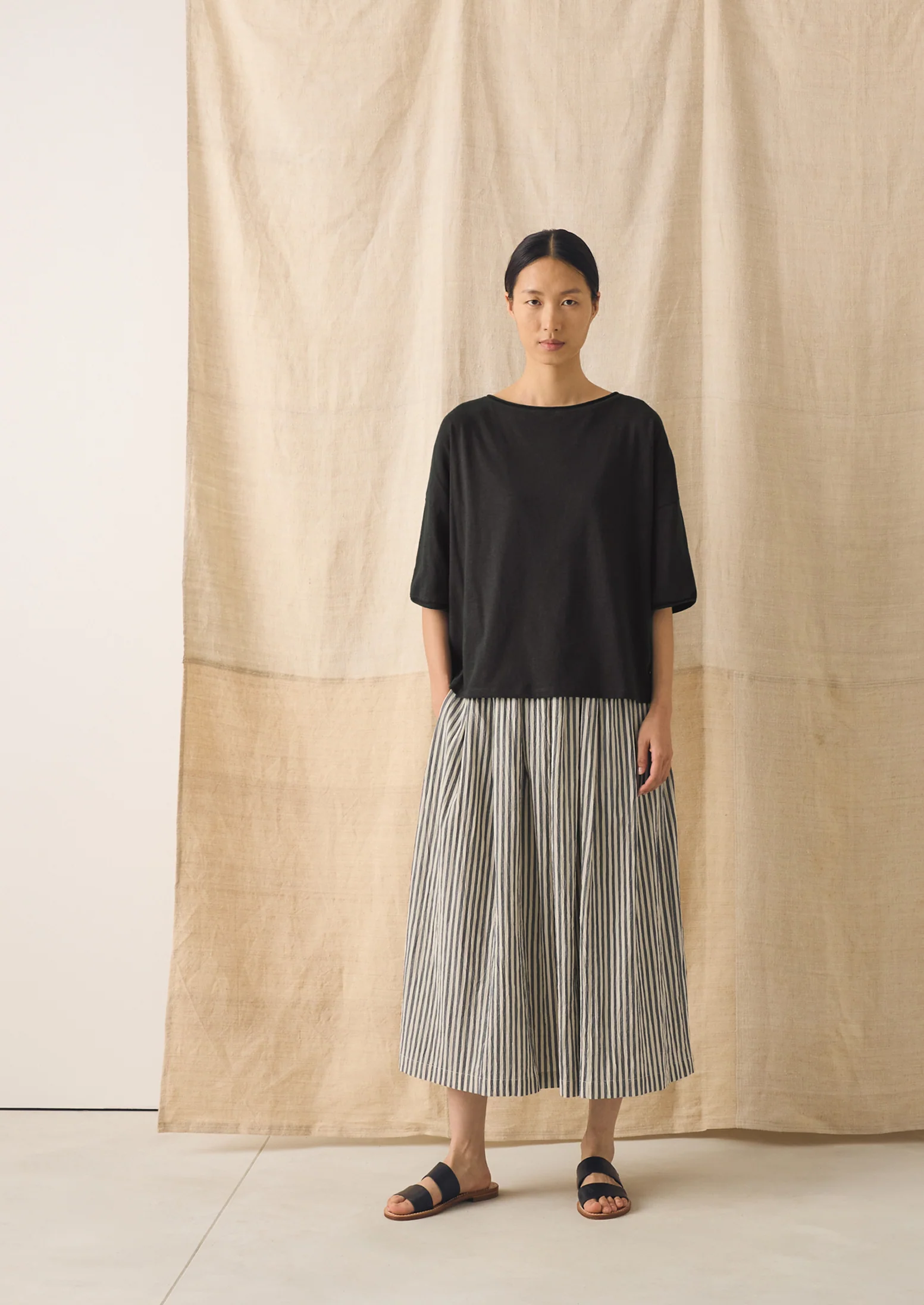 Cotton Hemp Jersey Tee | Slate - Image 2