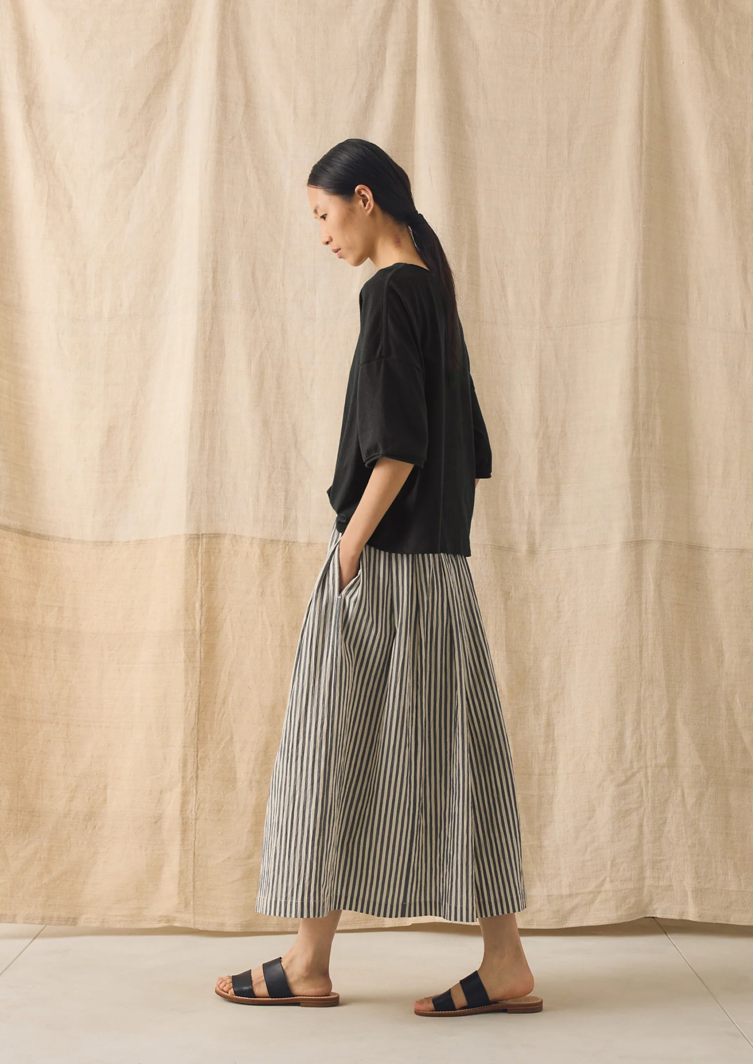 Cotton Hemp Jersey Tee | Slate - Image 3