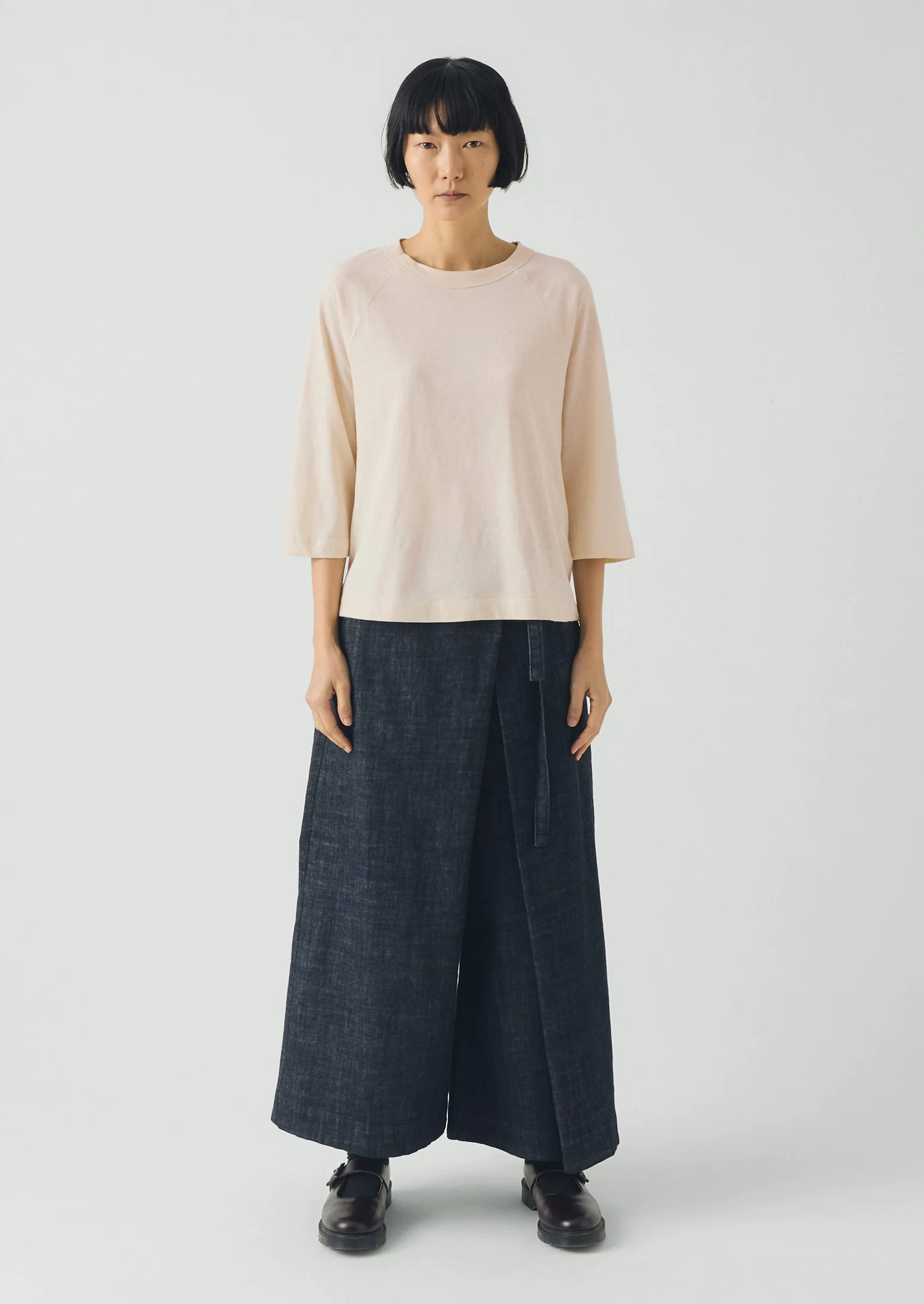 Cotton Hemp Raglan Tee | Ecru - Image 2