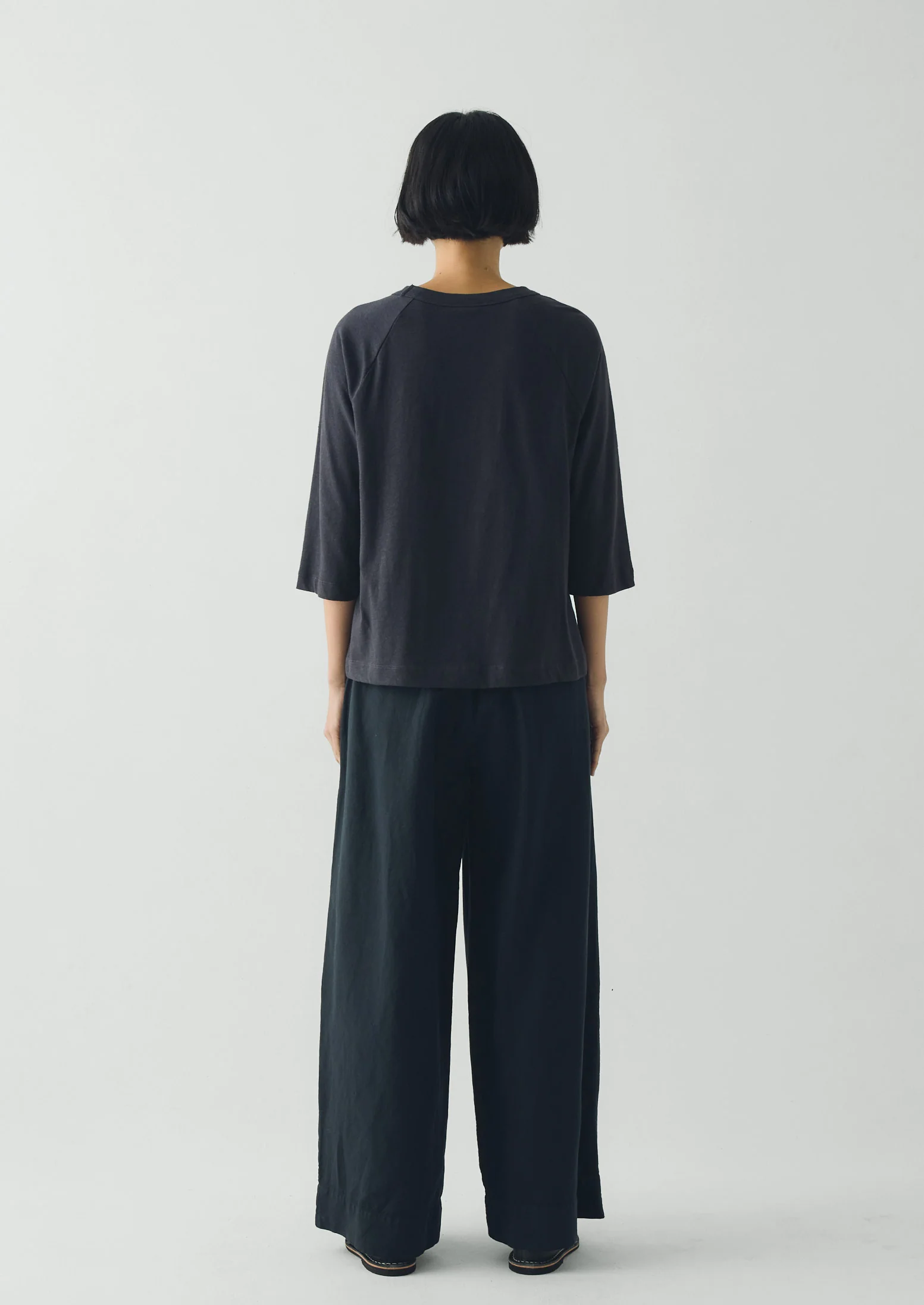 Cotton Hemp Raglan Tee | Slate - Image 3