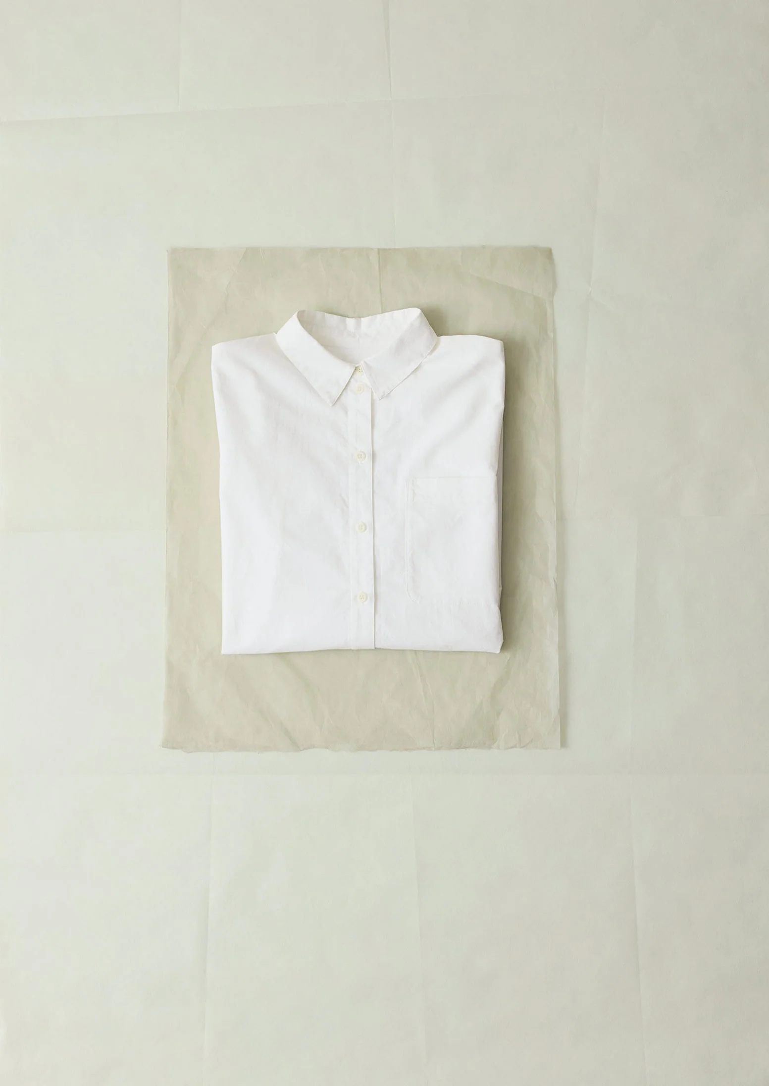 Cotton Oxford Oversized Long Shirt | White - Image 7