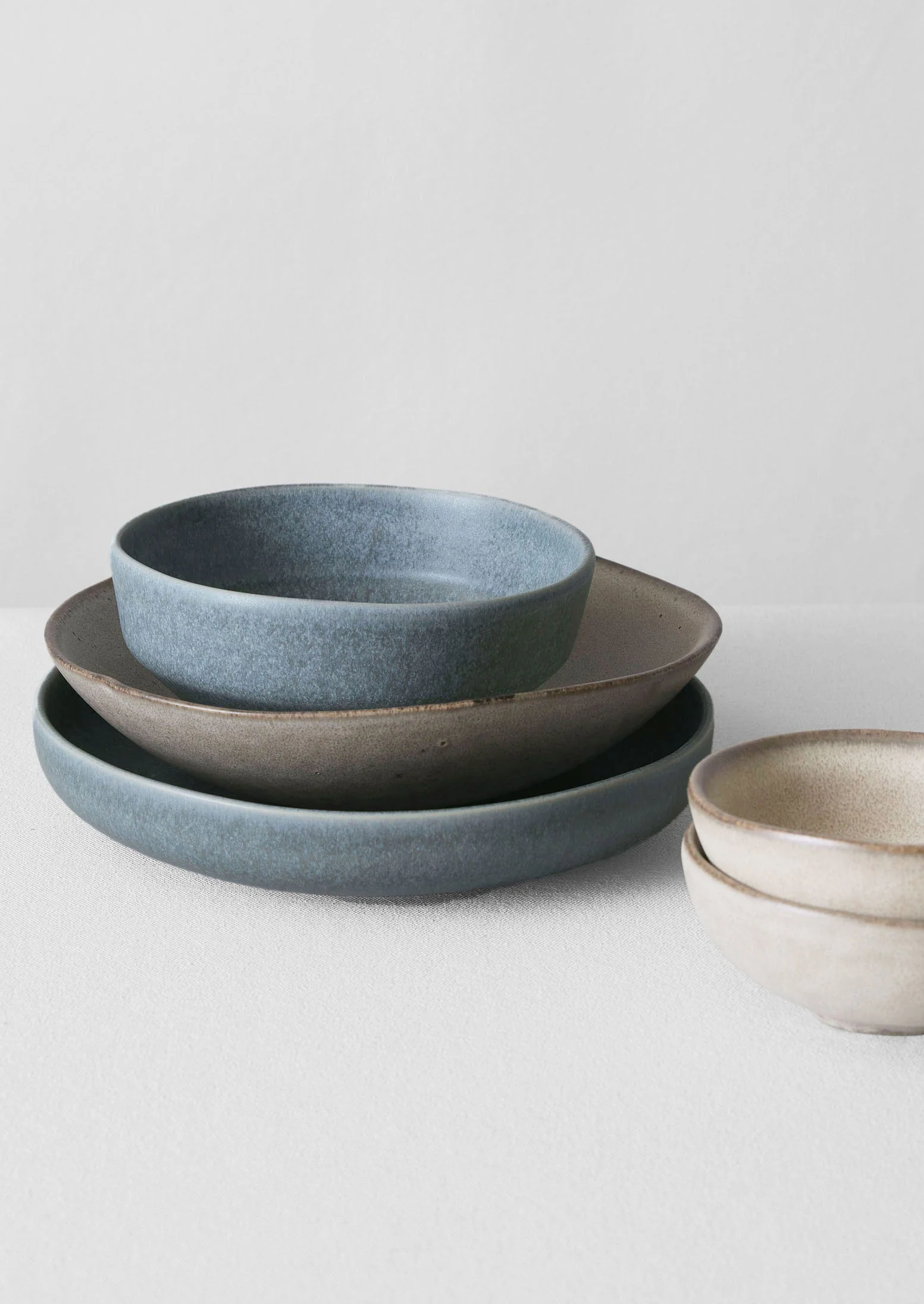Cove Stoneware Bowl | Blue Grey - Image 3