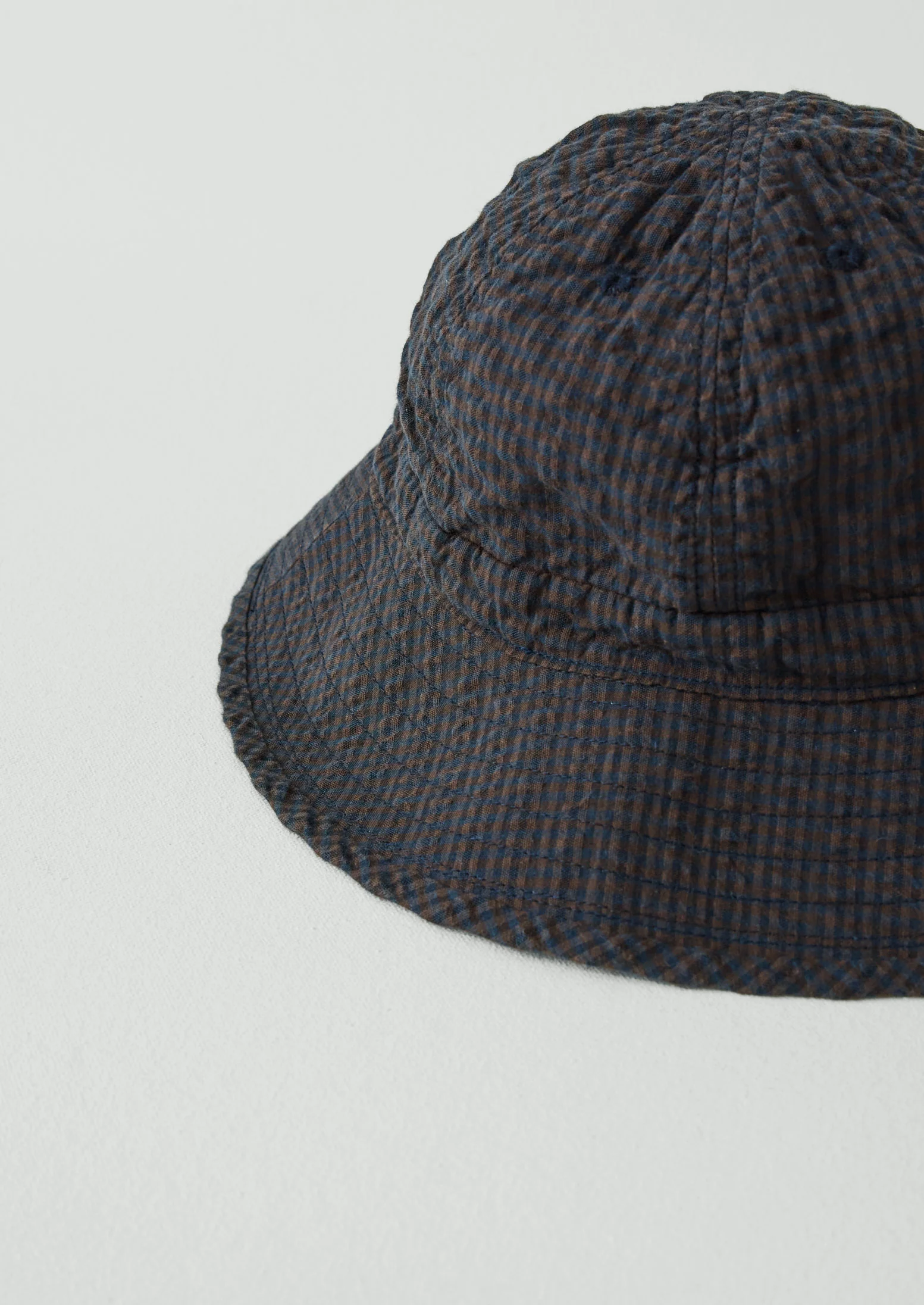 Decho Washi Sun Hat | Brown/Navy - Image 2