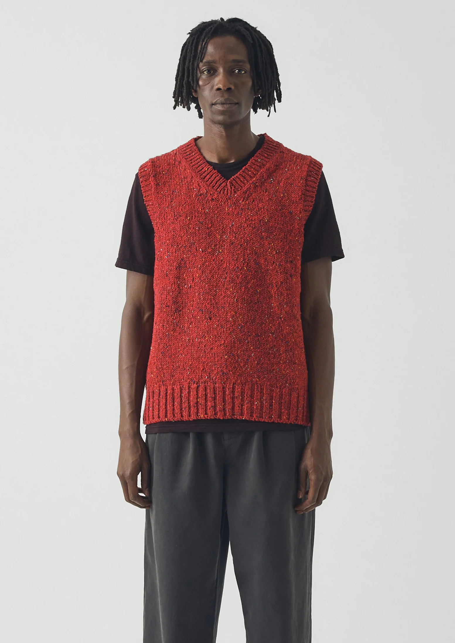 Donegal Wool Knitted Tank | Hawthorn - Image 2
