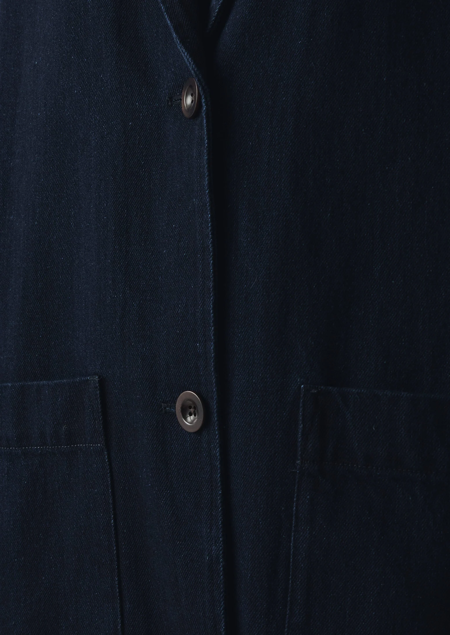 Dropped Shoulder Japanese Denim Coat | Indigo - Image 7