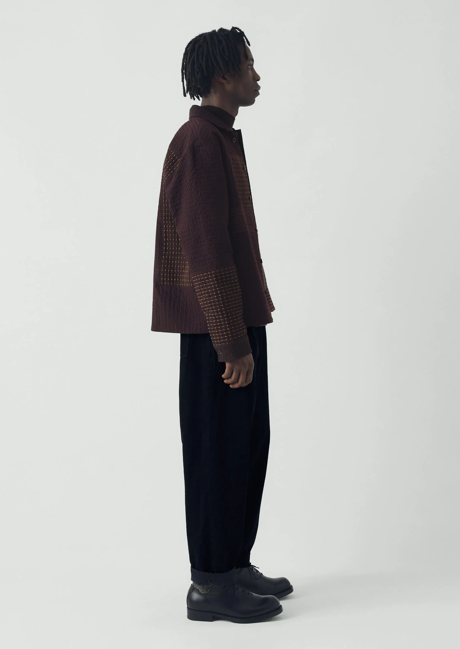 Elliot Denim Tapered Trousers | Carbon Black - Image 5