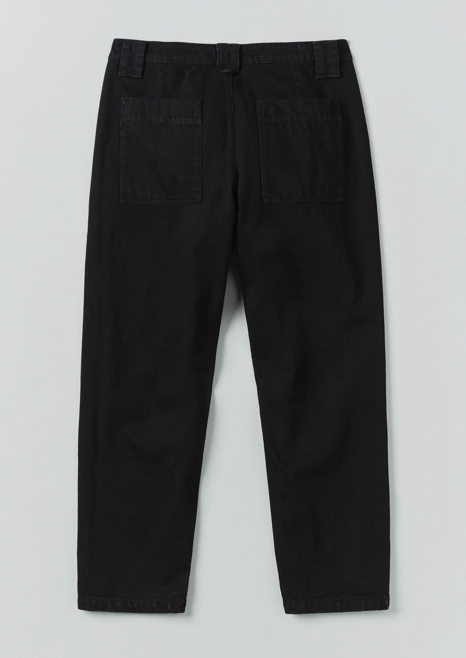 Elliot Denim Tapered Trousers | Carbon Black - Image 6
