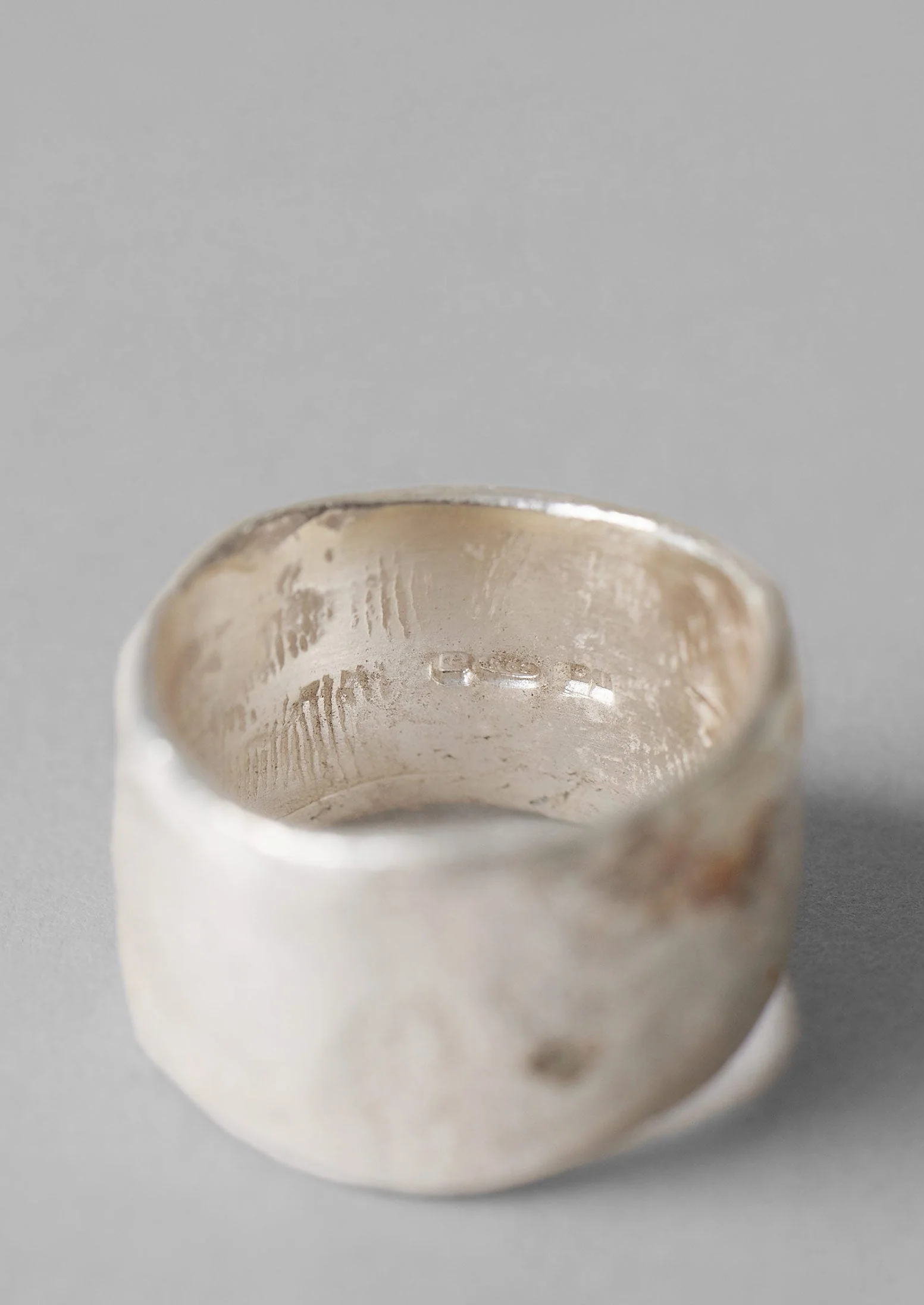 Emily Nixon Sculptural Rock Ring | Silver - Image 5