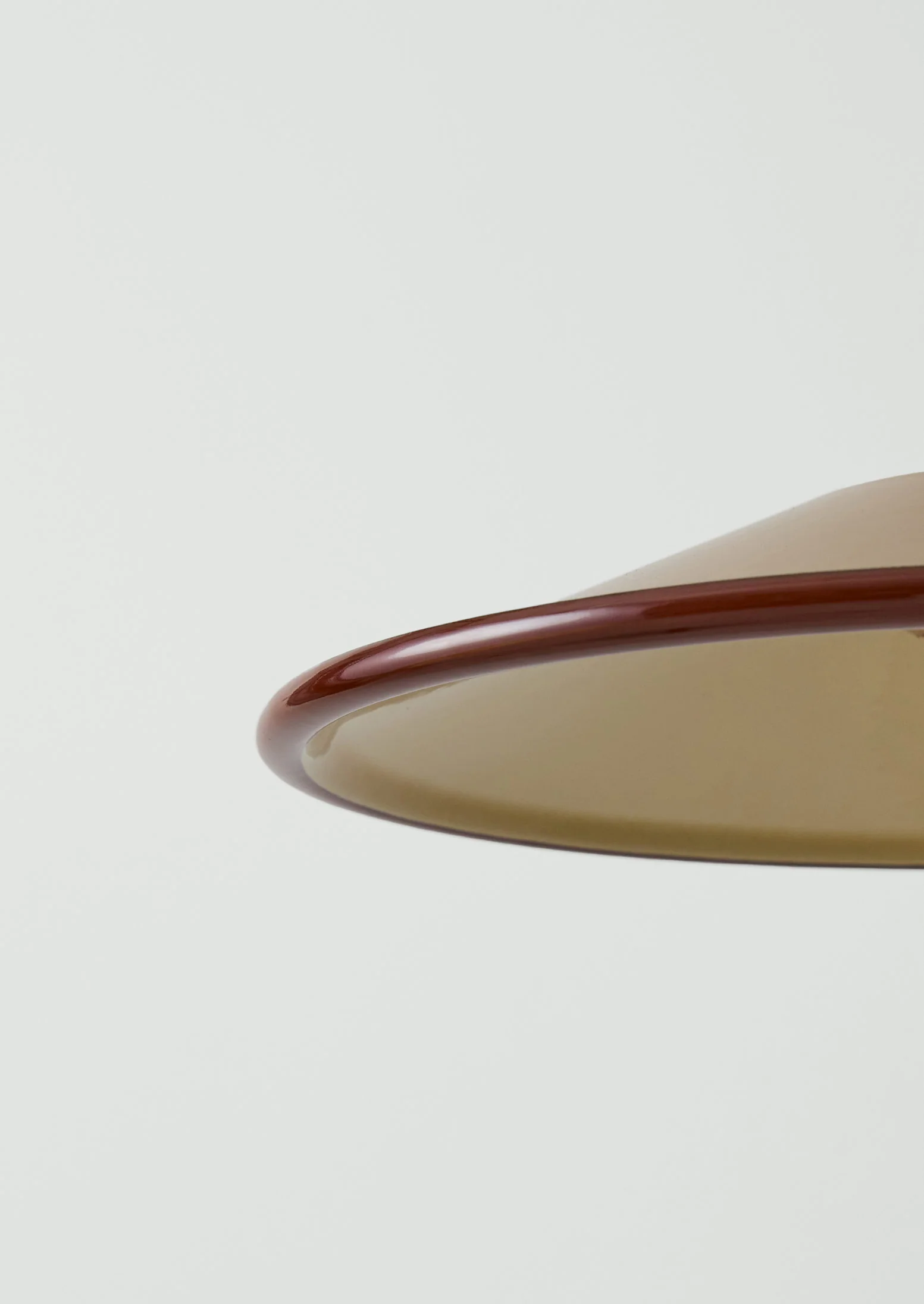 Enamel Pendant Lamp Shade | Mole/Cumin - Image 5