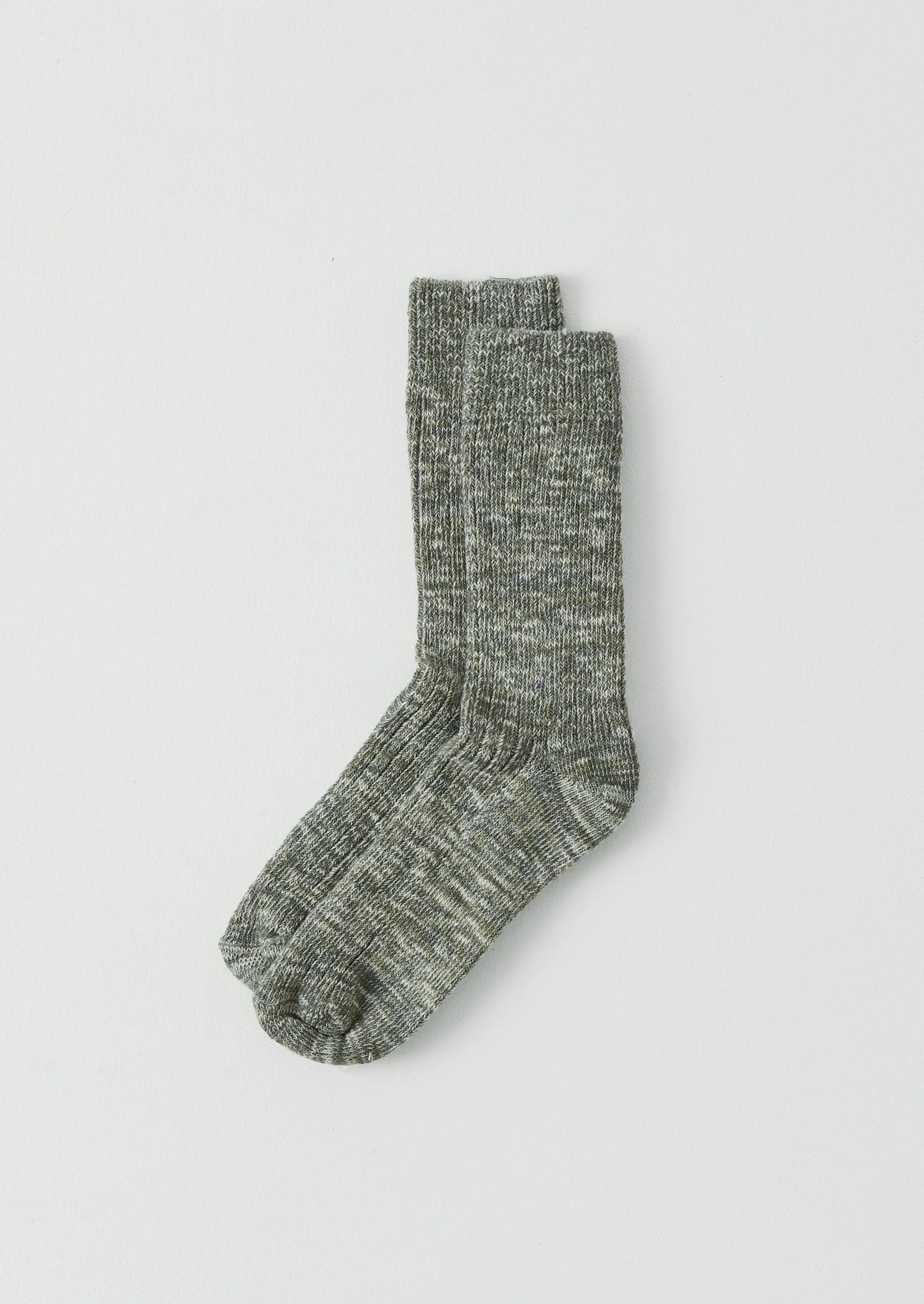 Escuyer Melange Blend Socks | Light Grey