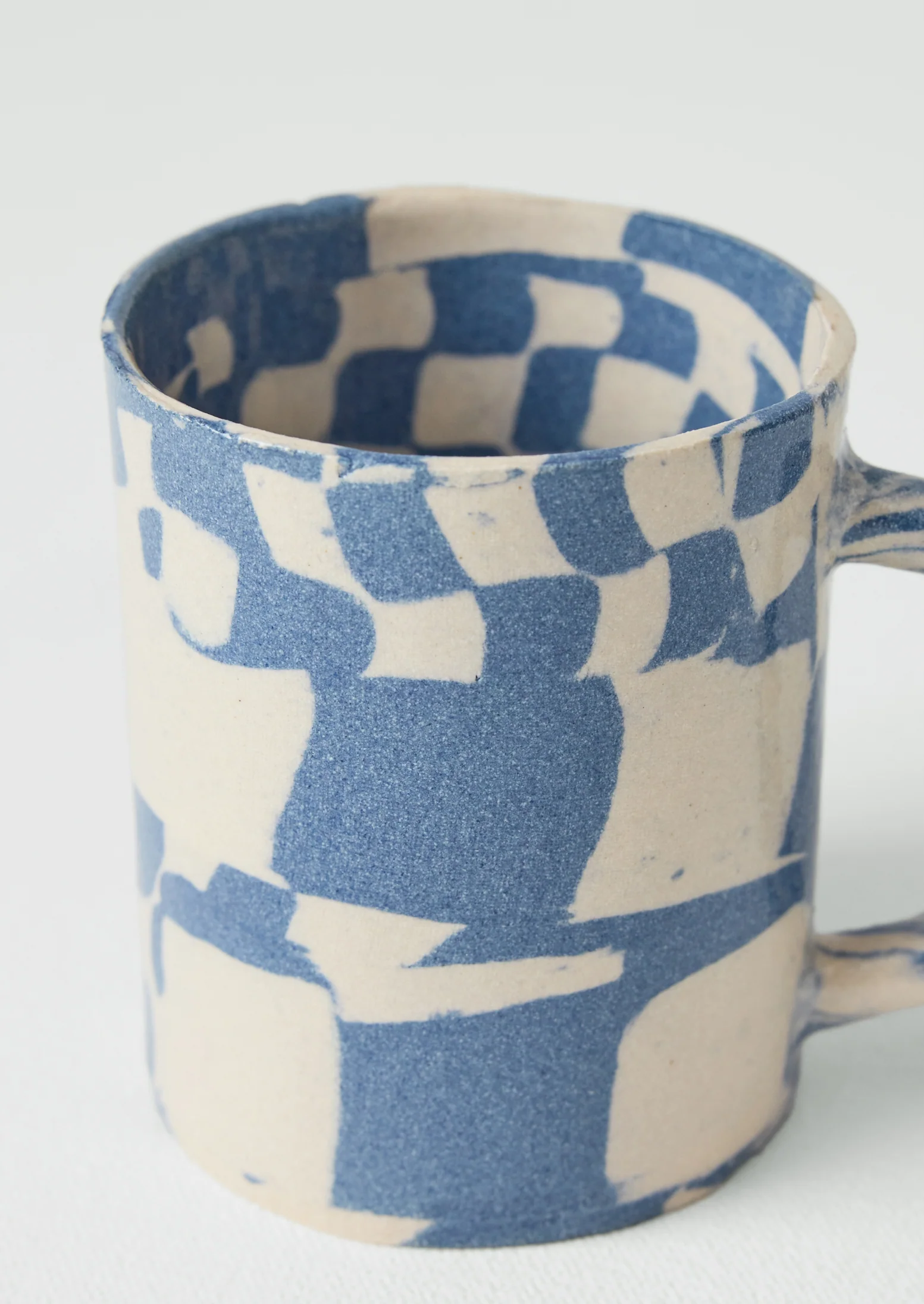 Fern Taylor Nerikomi Mug | Ivory/Cobalt - Image 3