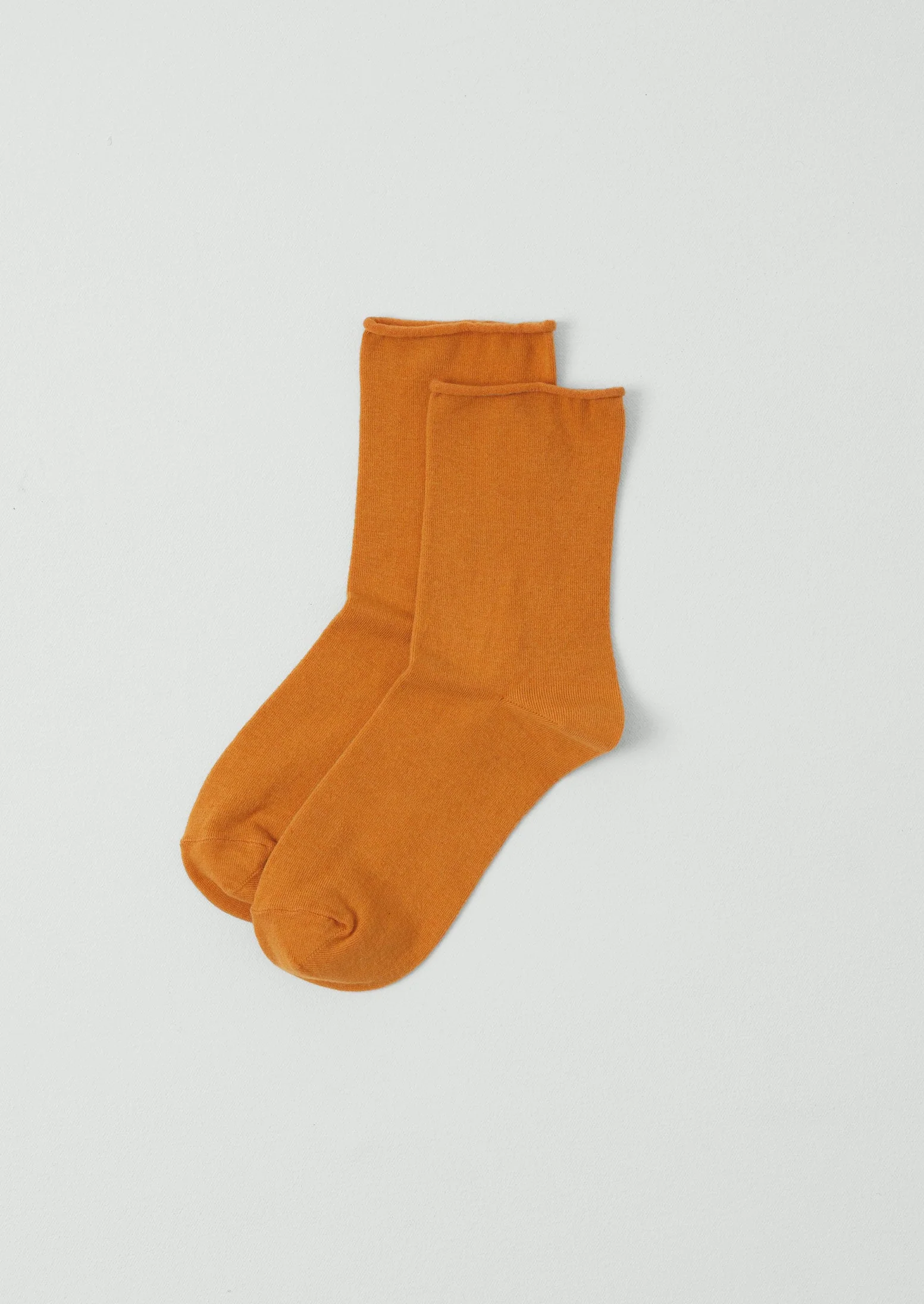 Fine Cotton Cashmere Socks | Melon