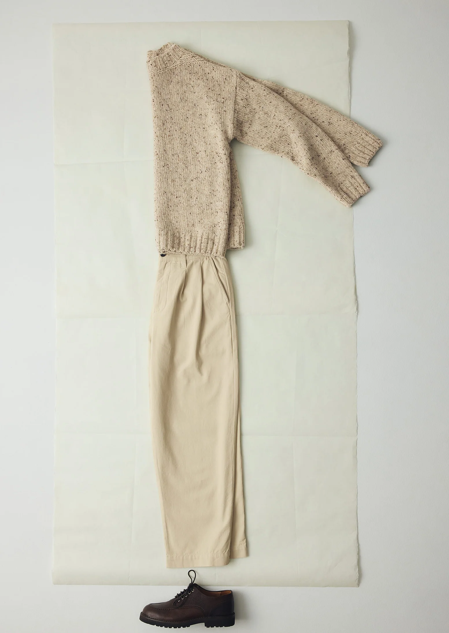 Finn Donegal Wool Sweater | Oatmeal - Image 8