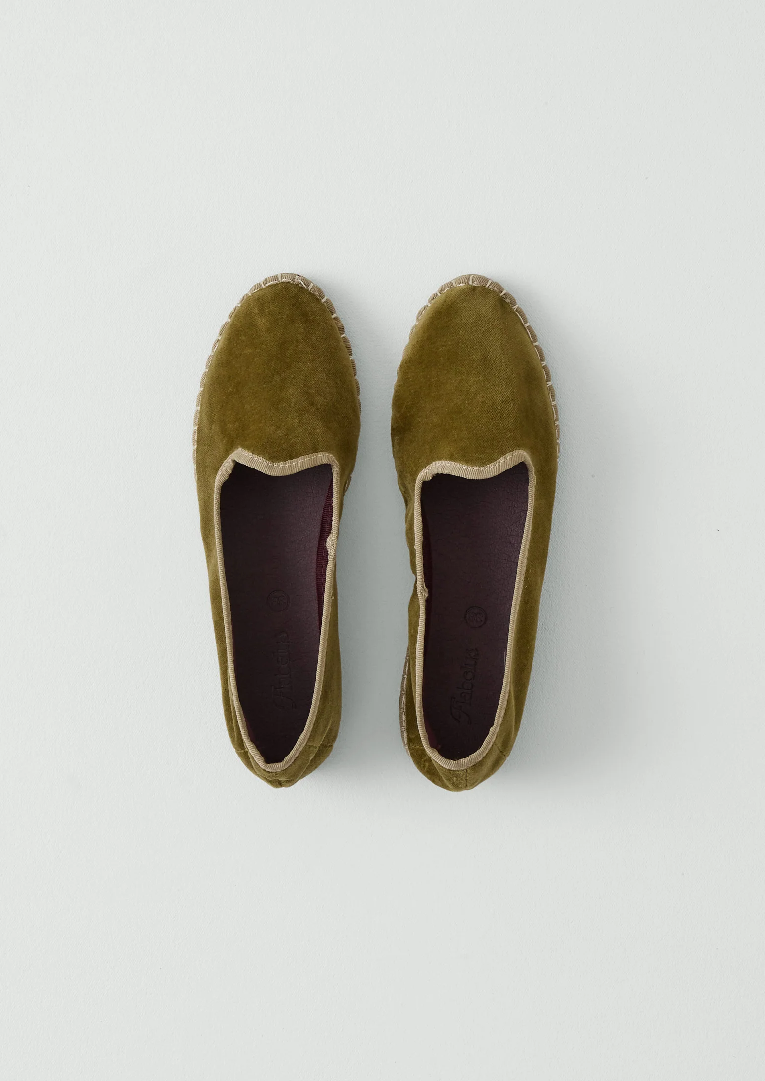 Flabelus Velvet Slippers | Olive - Image 3