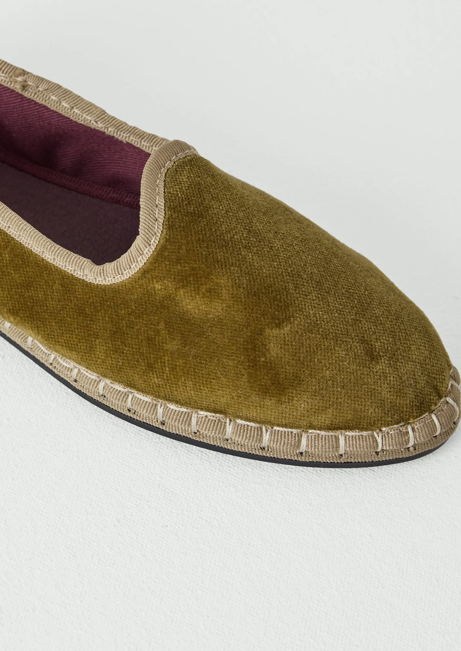 Flabelus Velvet Slippers | Olive - Image 4