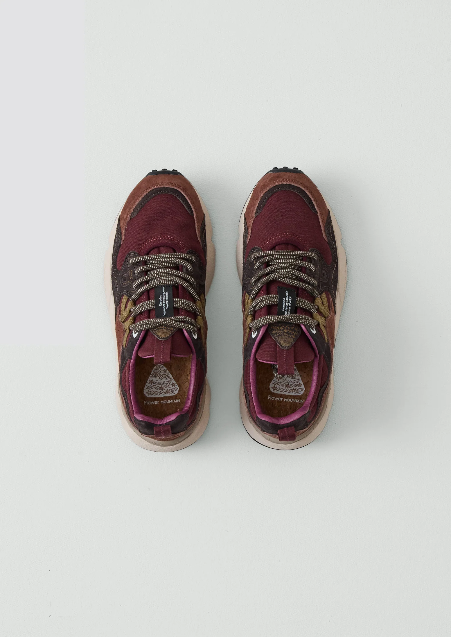 Flower Mountain Yamano Kaiso Trainers | Beetroot - Image 3