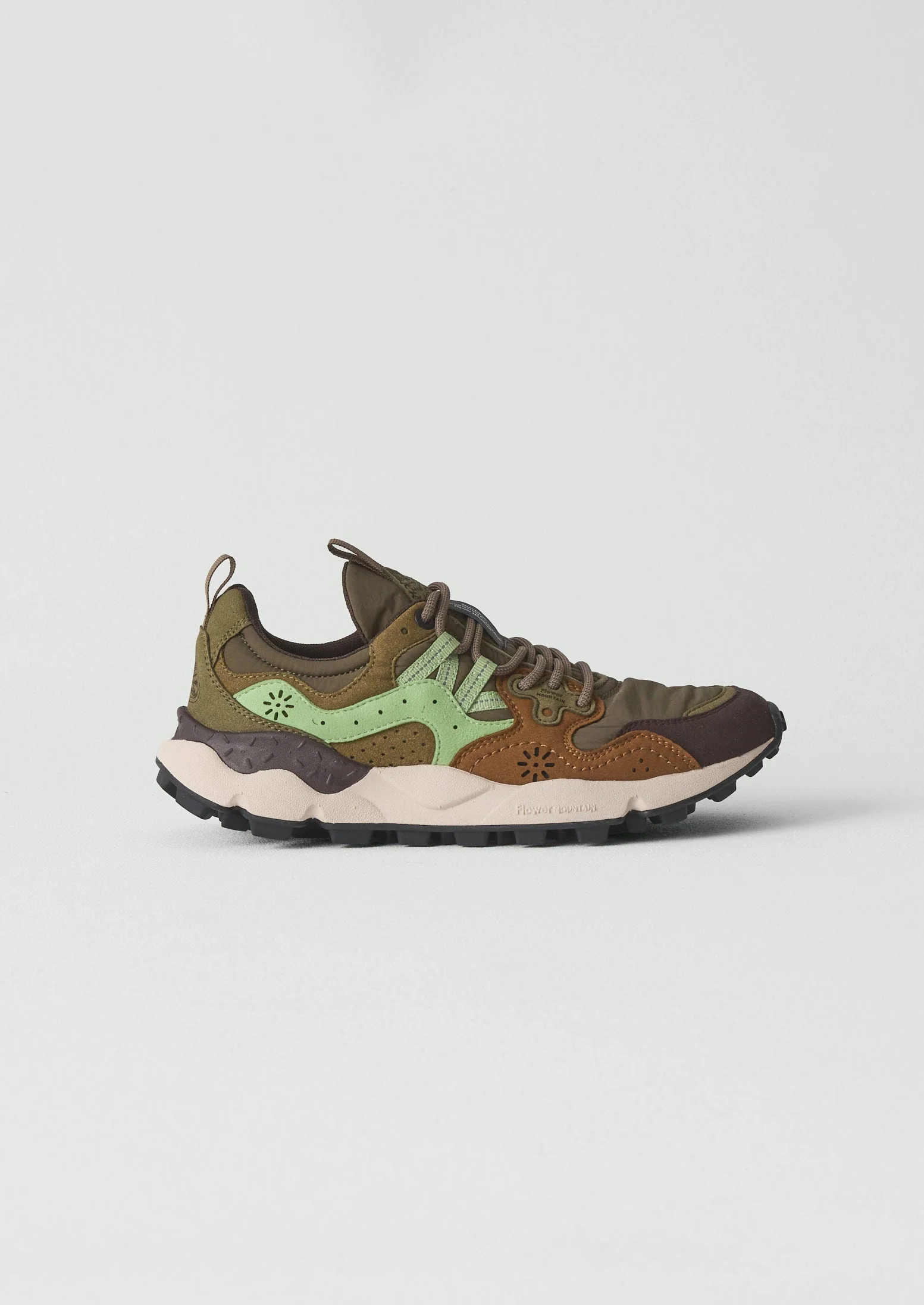 Flower Mountain Yamano Kaiso Trainers | Deep Olive - Image 2