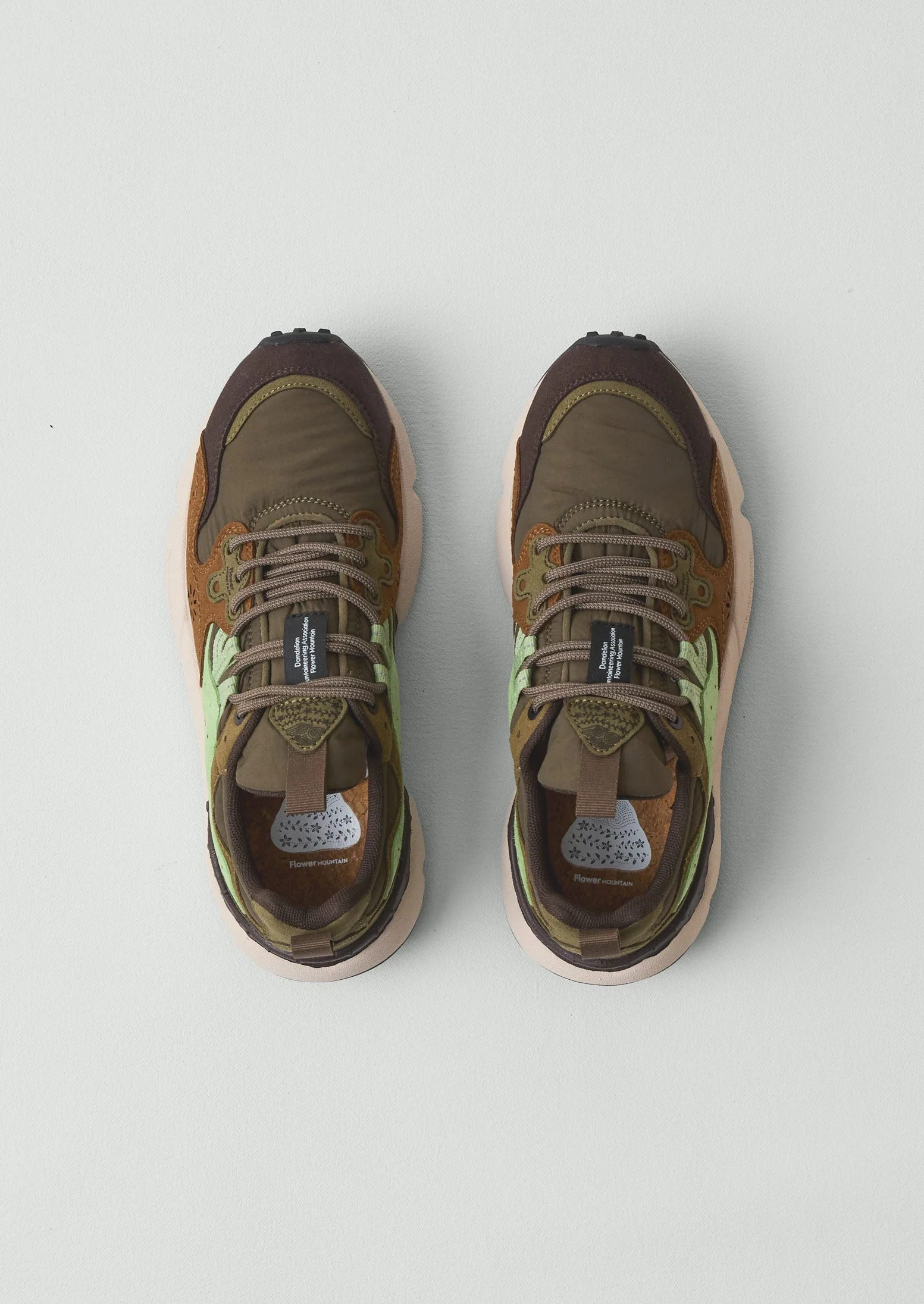 Flower Mountain Yamano Kaiso Trainers | Deep Olive - Image 3