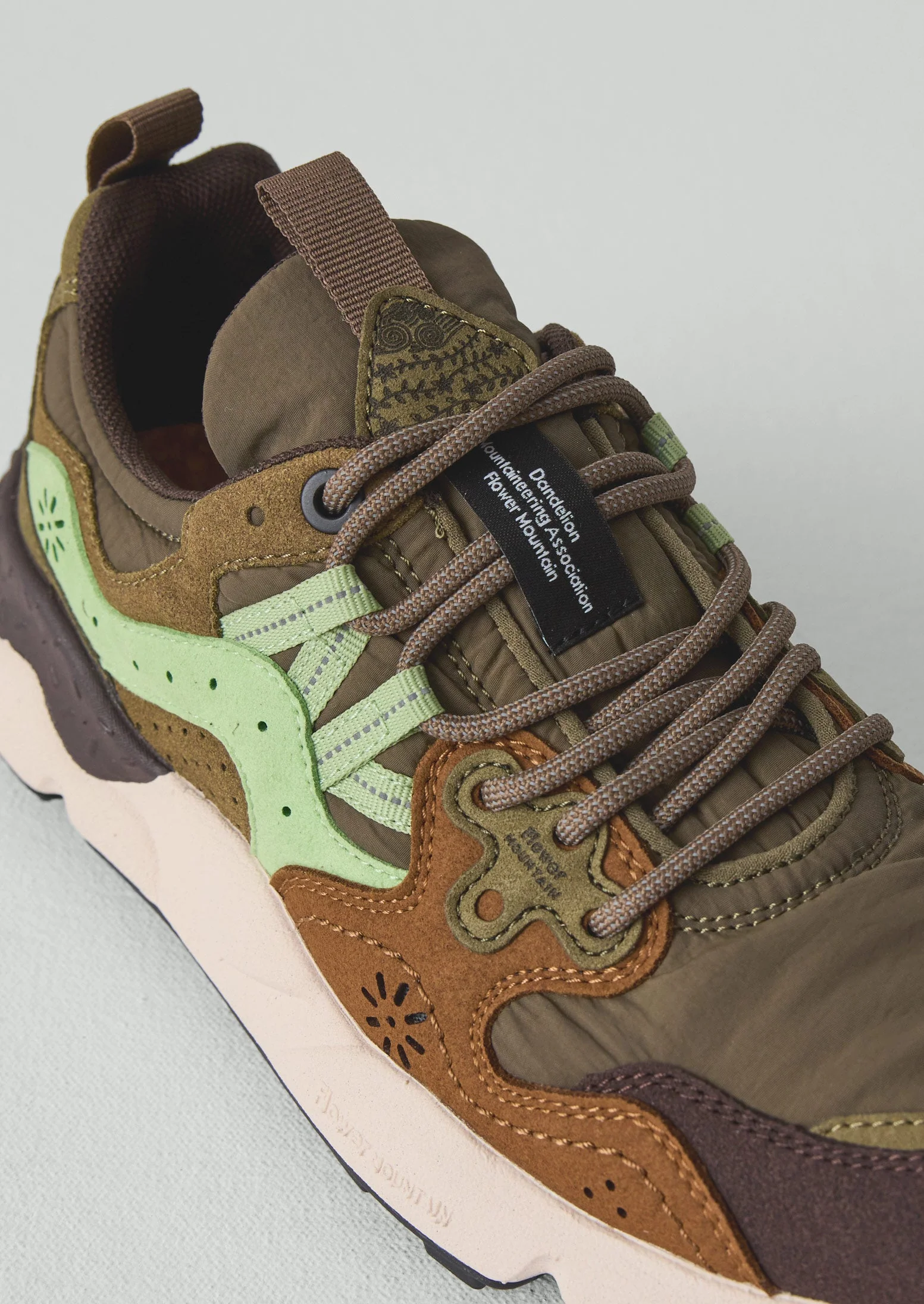 Flower Mountain Yamano Kaiso Trainers | Deep Olive - Image 4