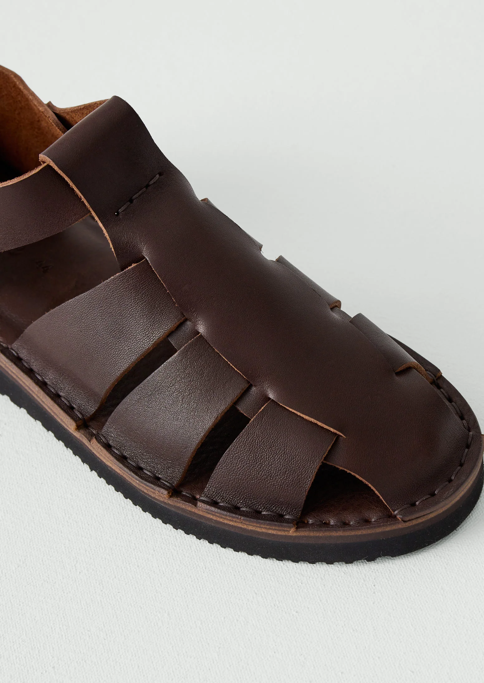 Fracap Fred Buckle Sandals | Dark Brown - Image 6