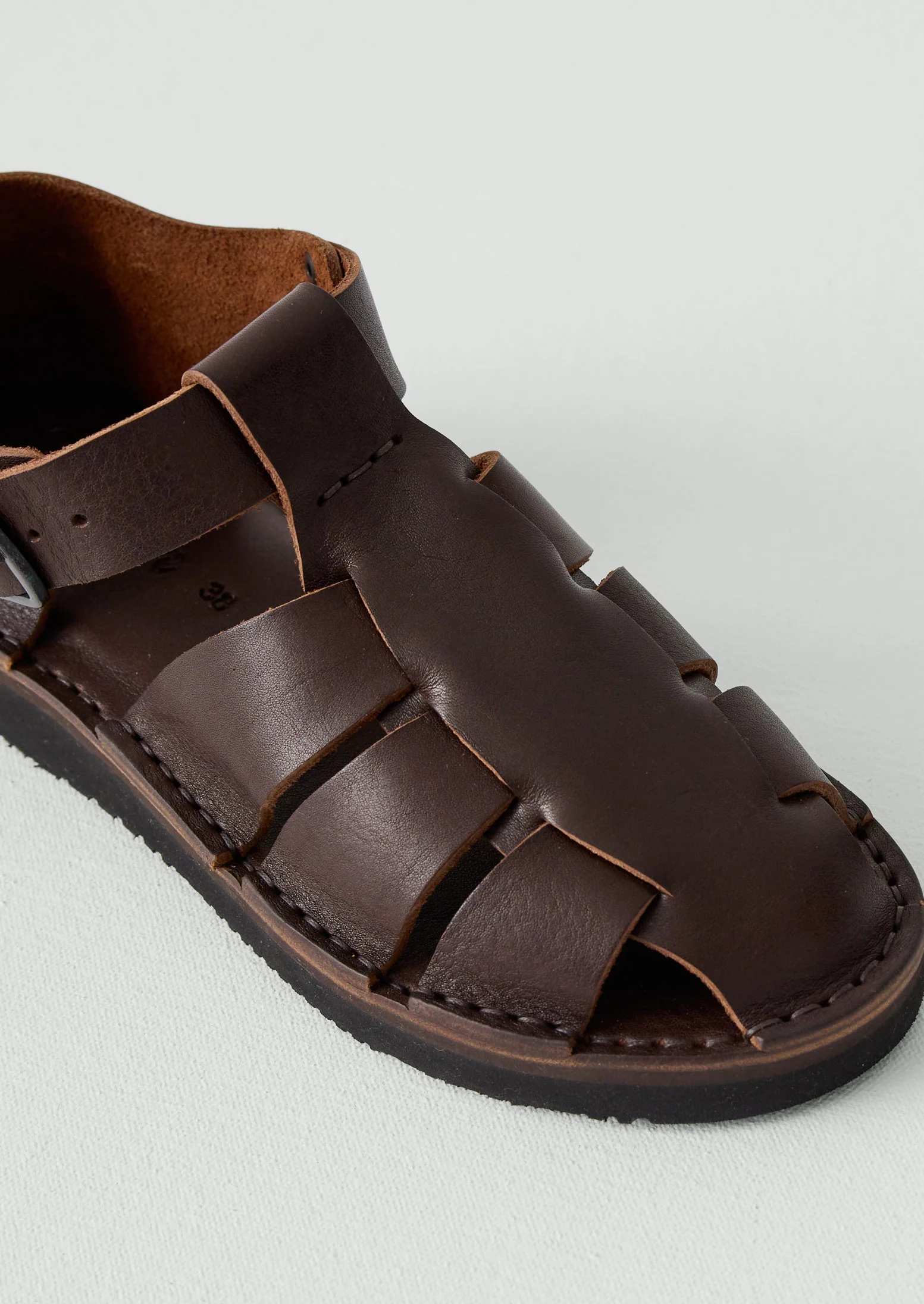Fracap Fred Sandals | Dark Brown - Image 4